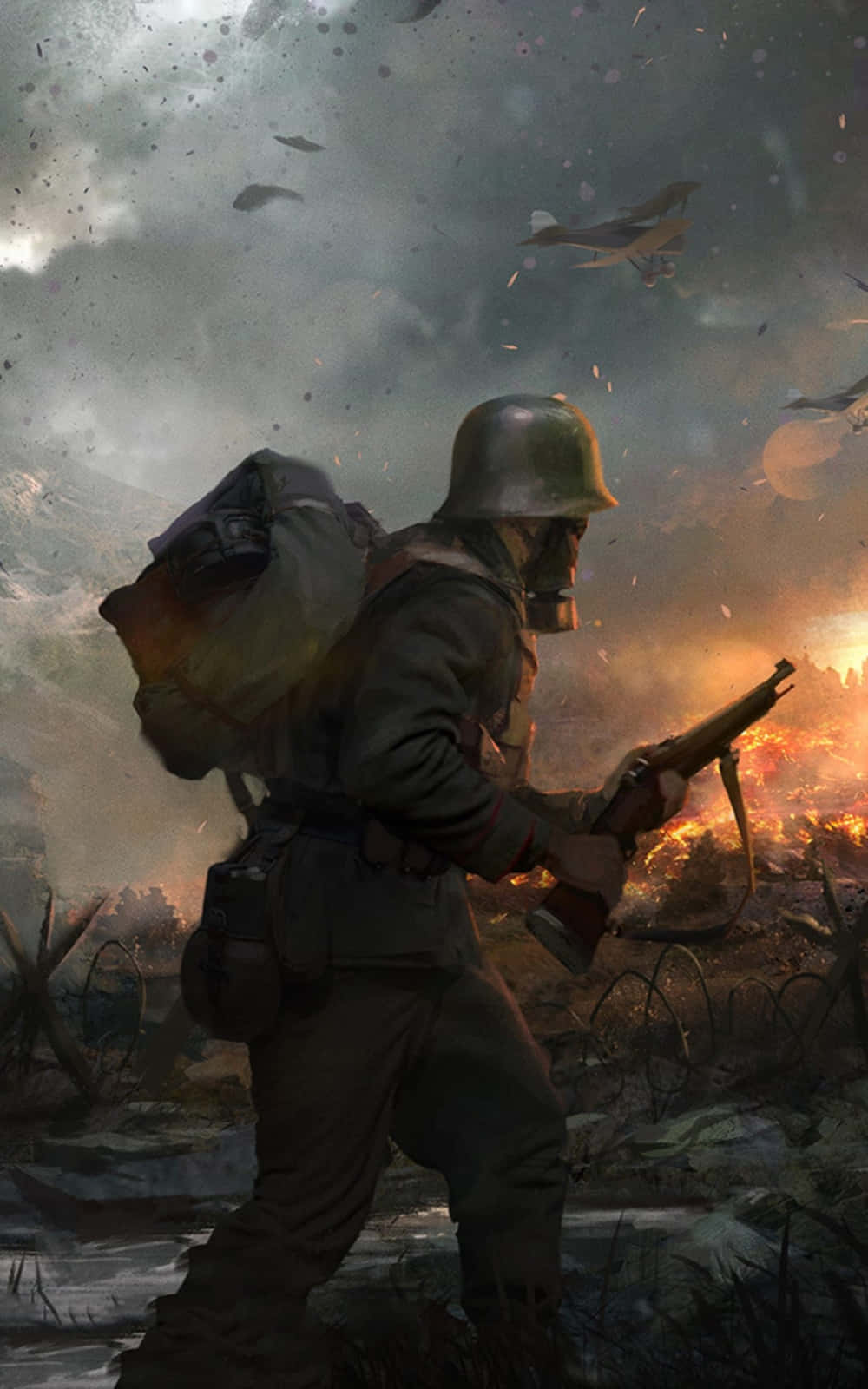 Experimentează lupta la un nivel cu totul nou cu Battlefield Phone Fundal