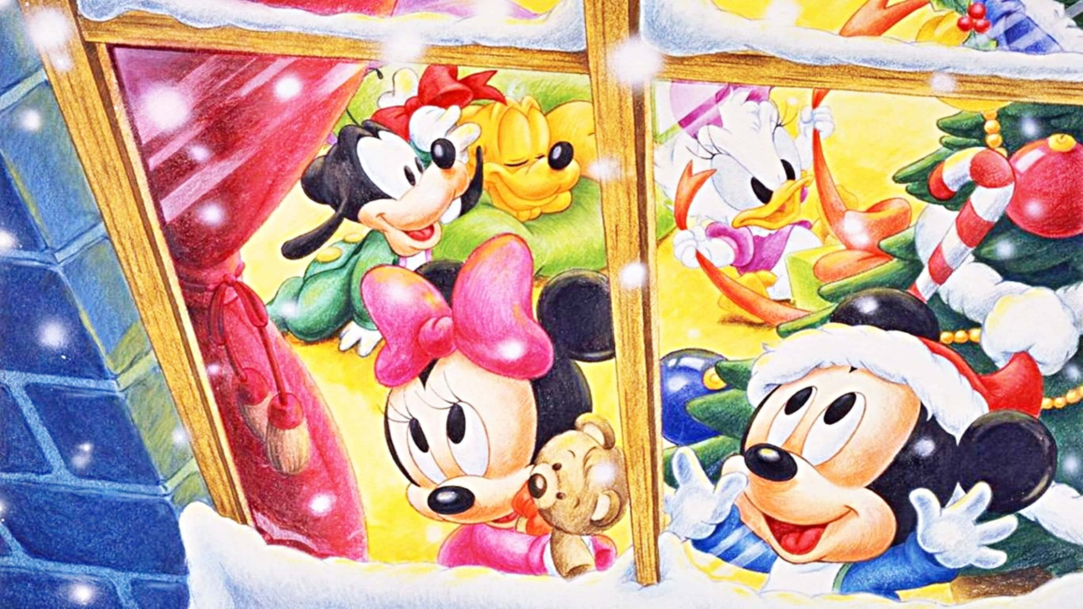 Experimentează magia Crăciunului Disney! Fundal