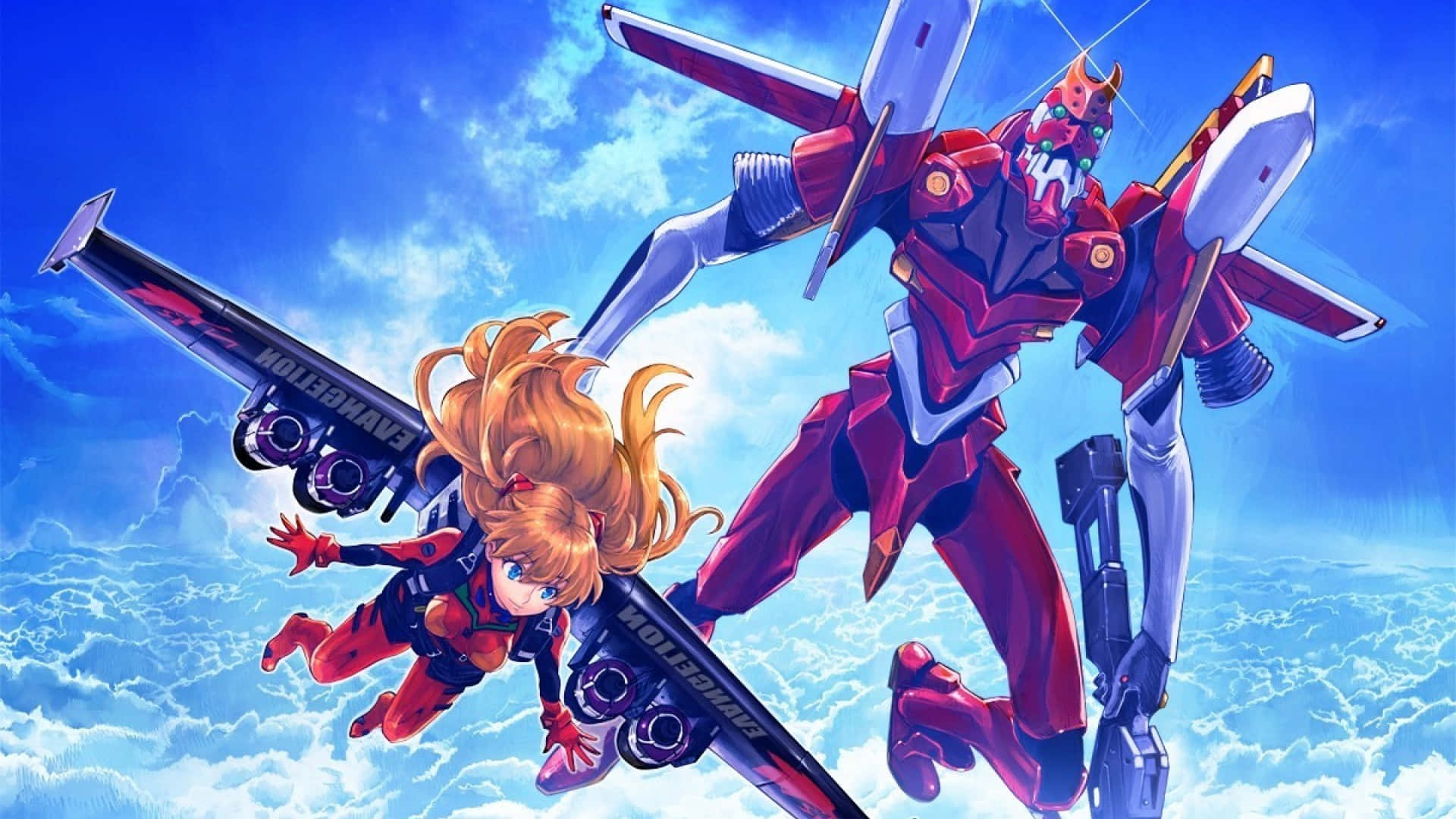 Experimentează o lume palpitantă a explorării și descoperirii în Neon Genesis Evangelion. Fundal
