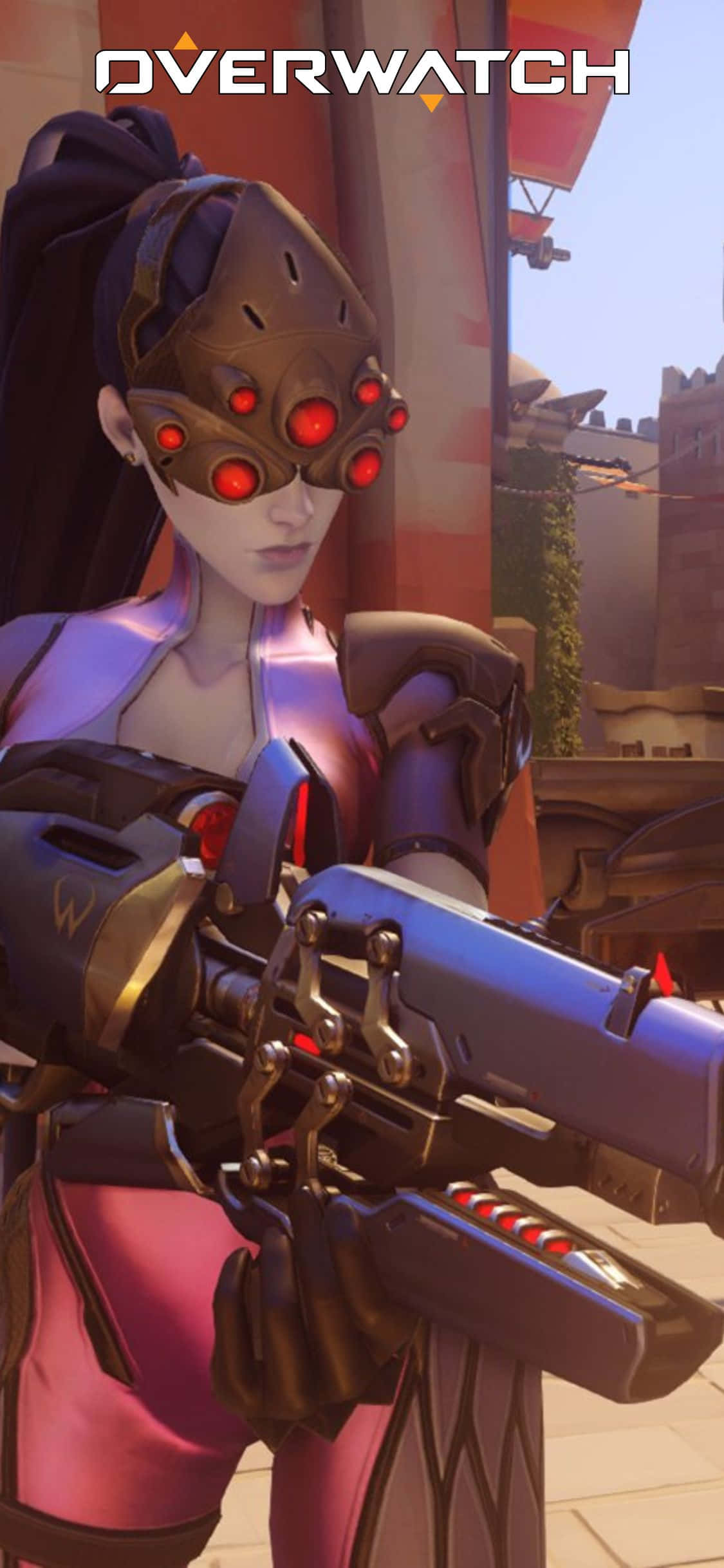 Experimentează Overwatch pe elegantul și stilat iPhone X Fundal