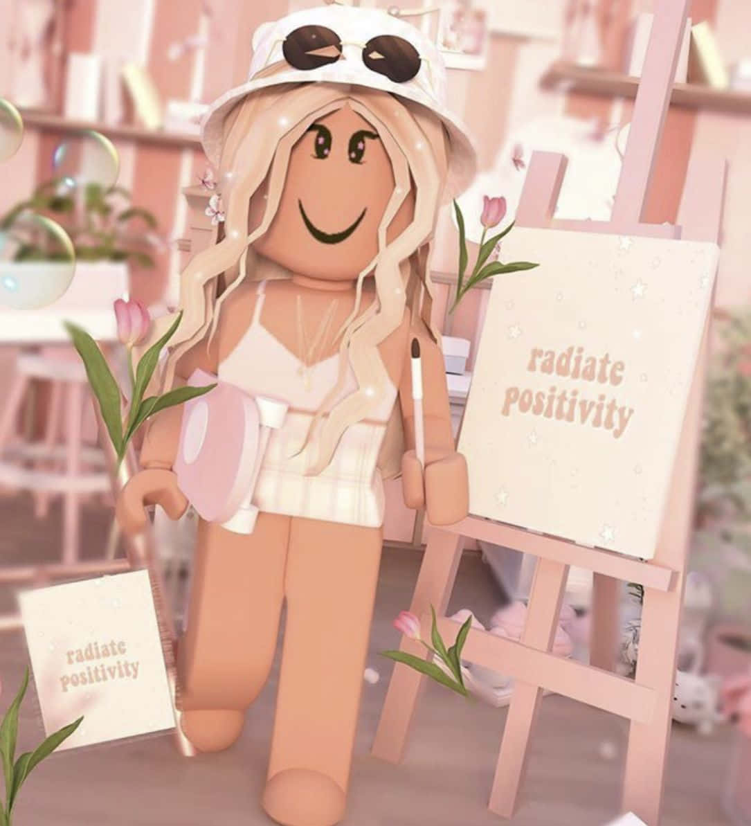 Explorând lumea esteticii cu Roblox Fundal