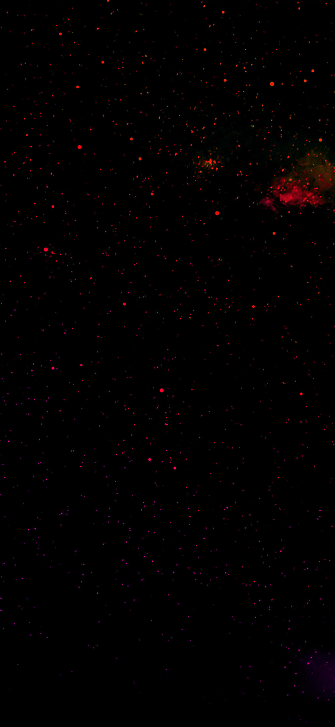 Explorând o Vastă Galaxie Roșie Fundal