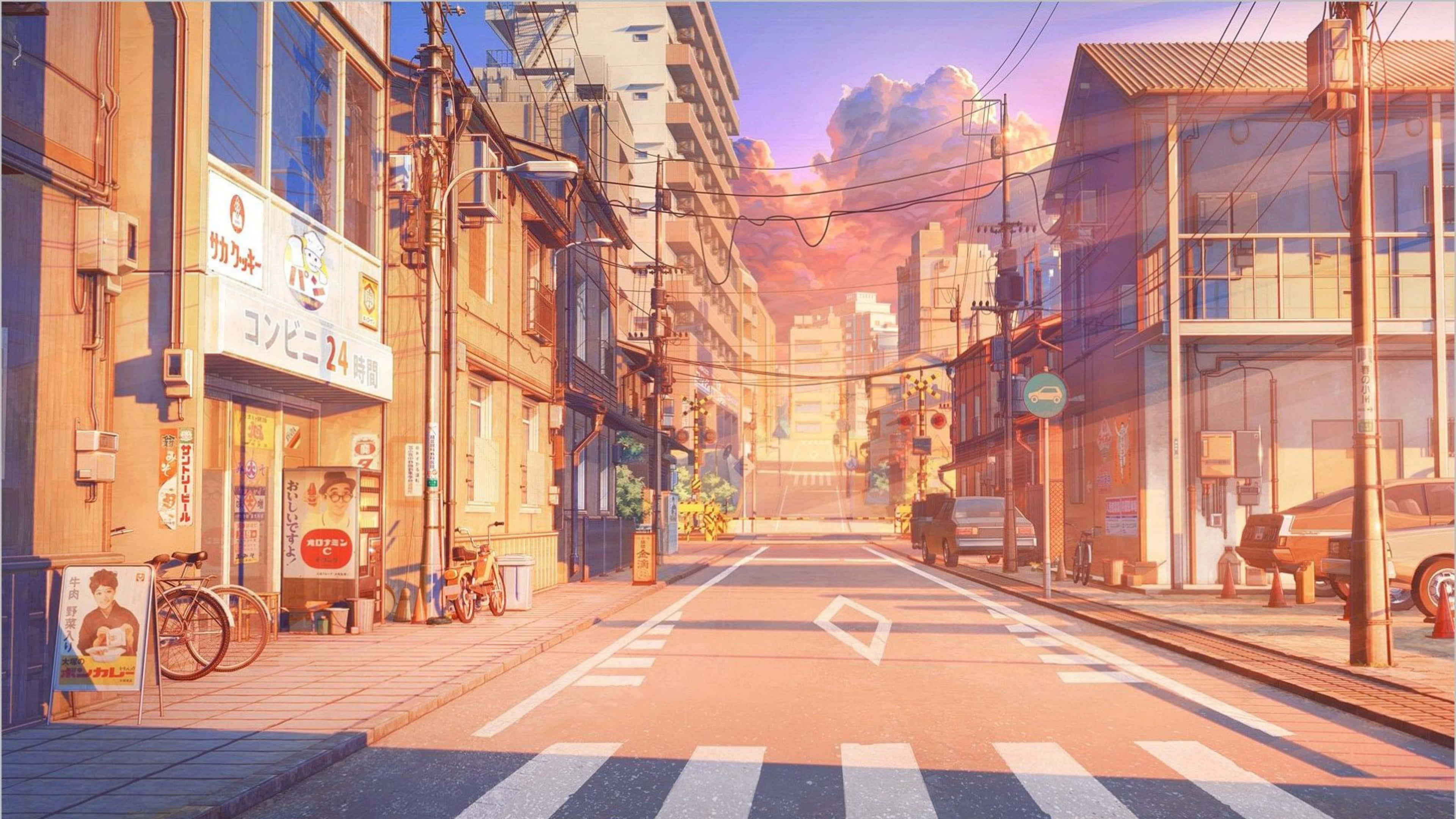 Explorând străzile aglomerate ale Tokyo-ului Fundal