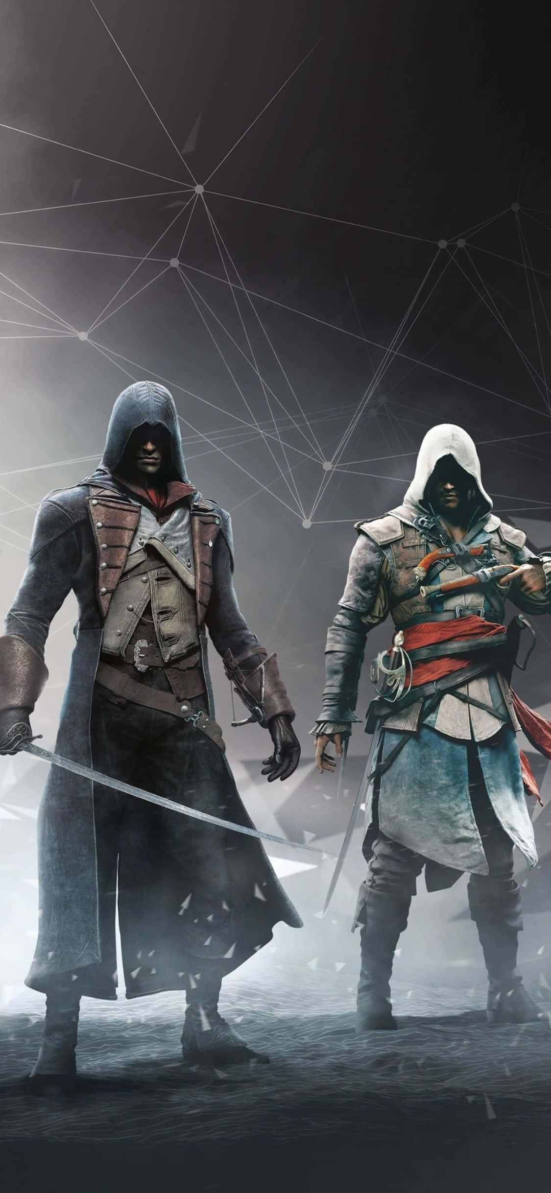 Explore the World of Assassin's Creed Origins with iPhone X Fundal