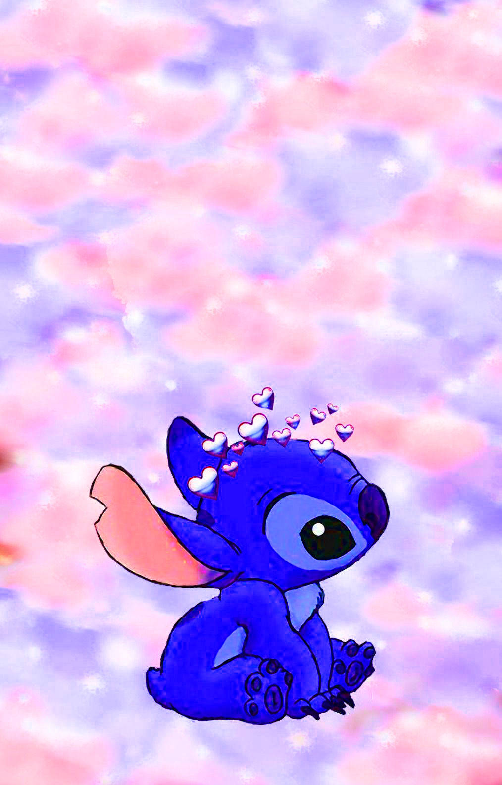 Explorează Frumusețea Galaxiei Stitch! Fundal