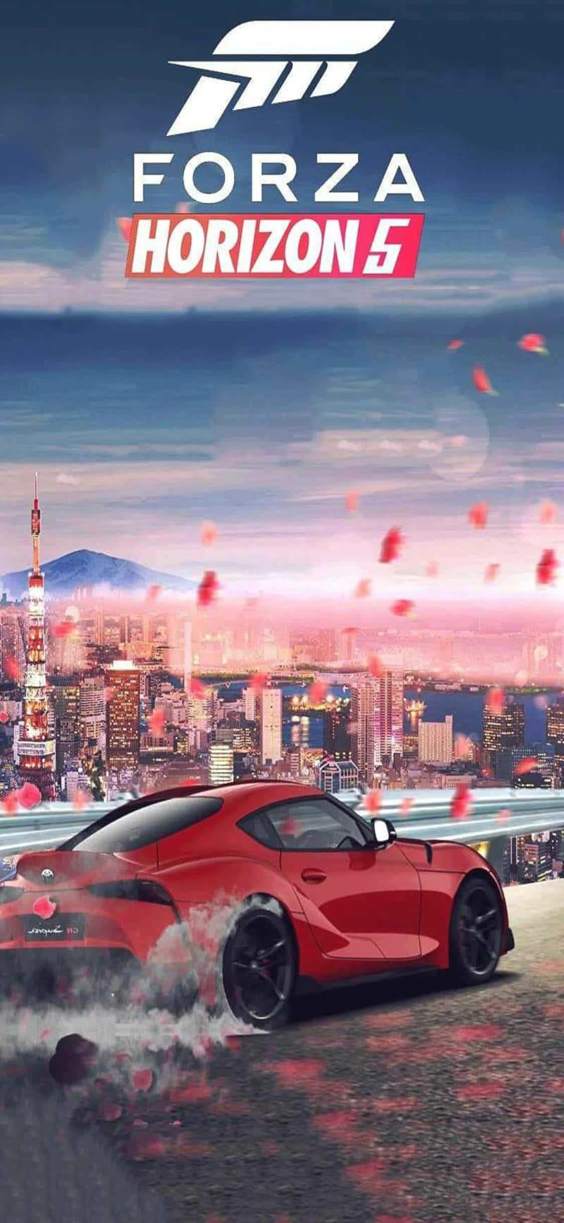 Explorează Lumea Deschisă cu iPhone Xs și Forza Horizon 4 Fundal