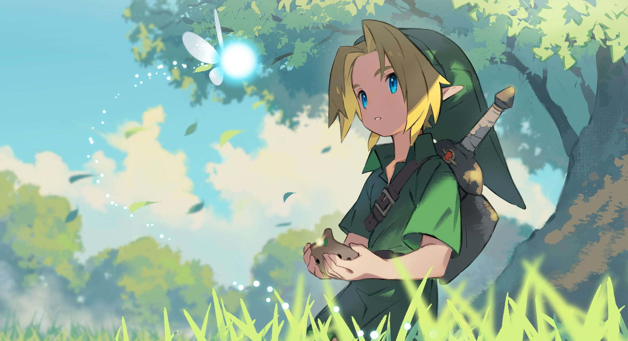 Explorează lumea Legend Of Zelda Fundal