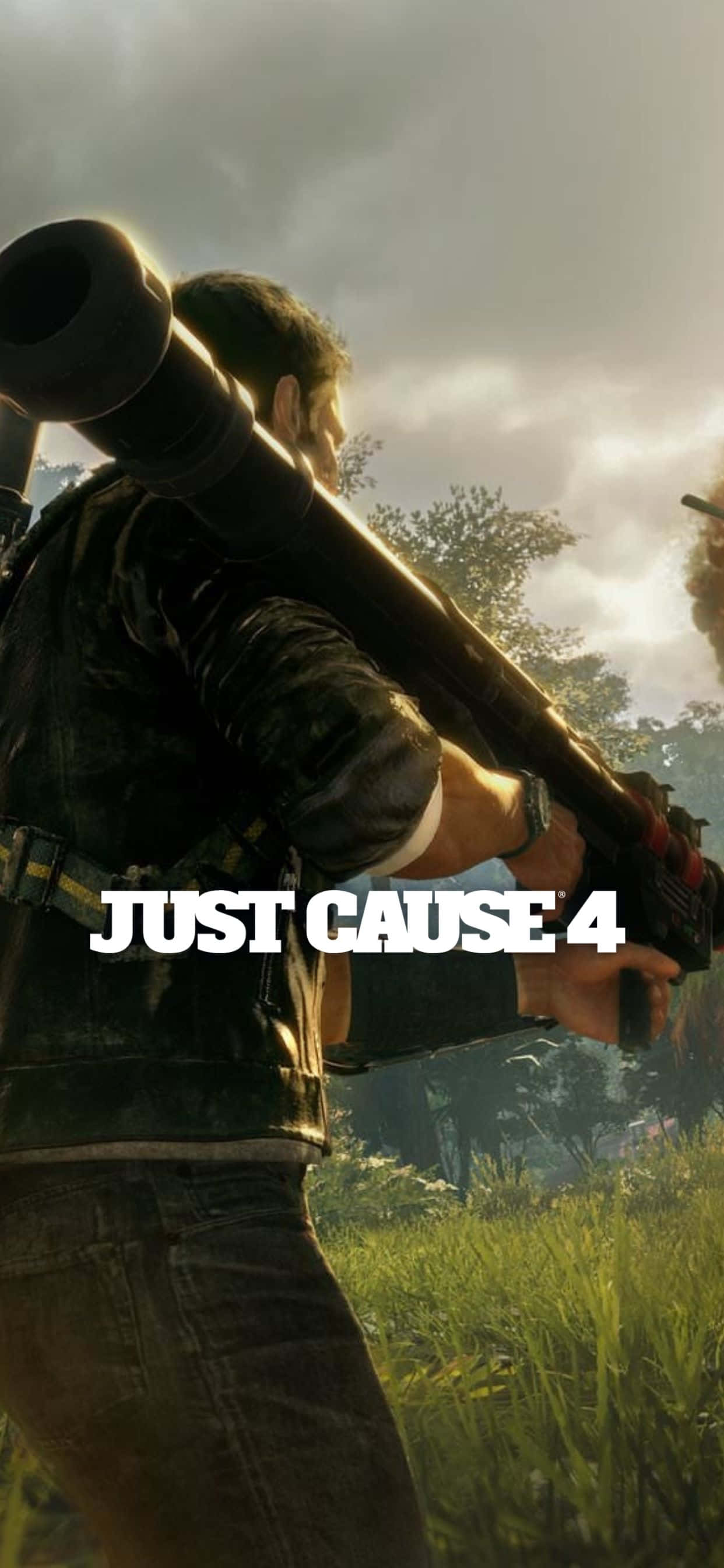 Explorează lumea plină de acțiune a Just Cause 4 pe iPhone Xs Max Fundal