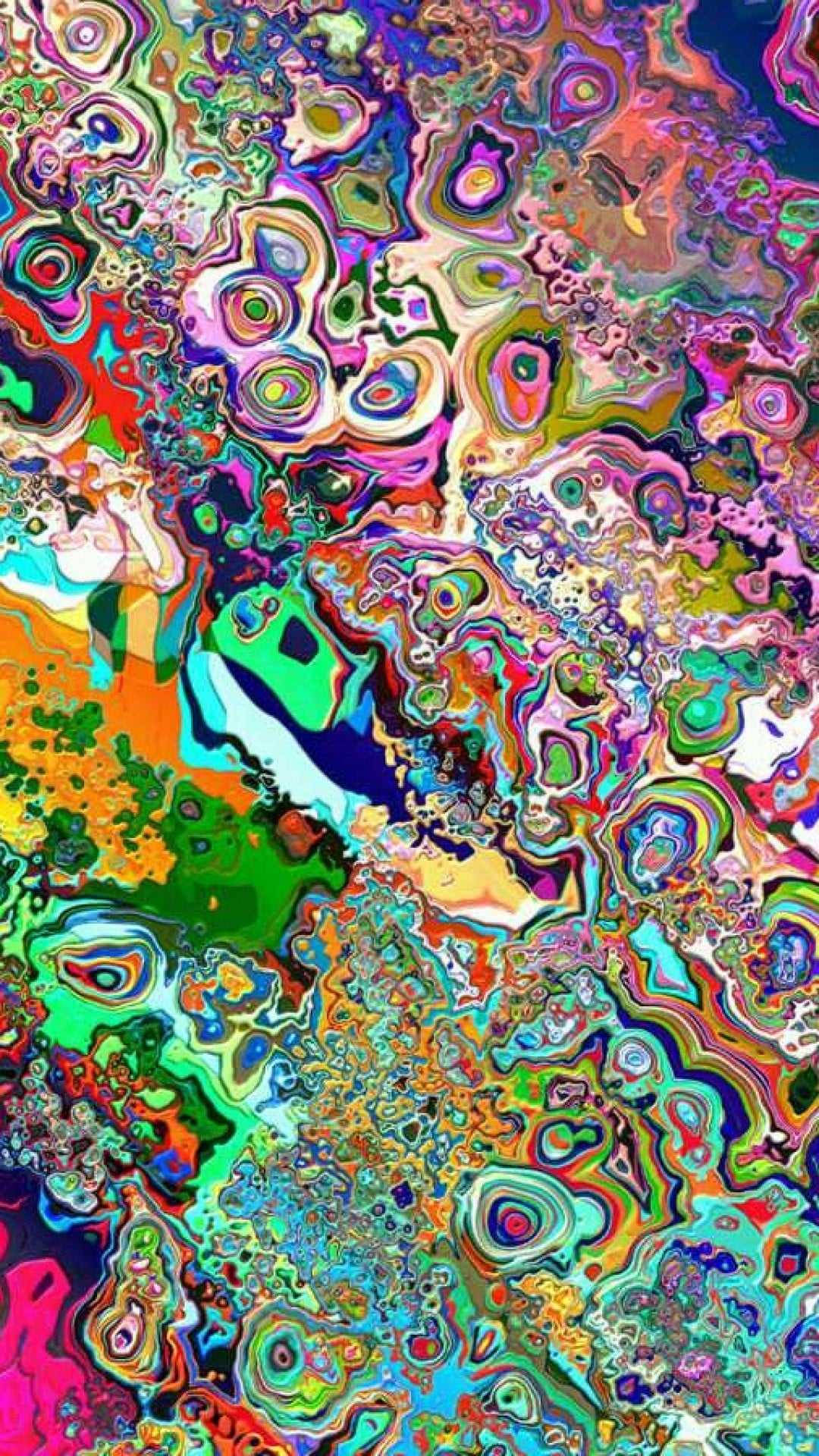Explorează o lume multicoloră de forme și modele fascinante. Fundal