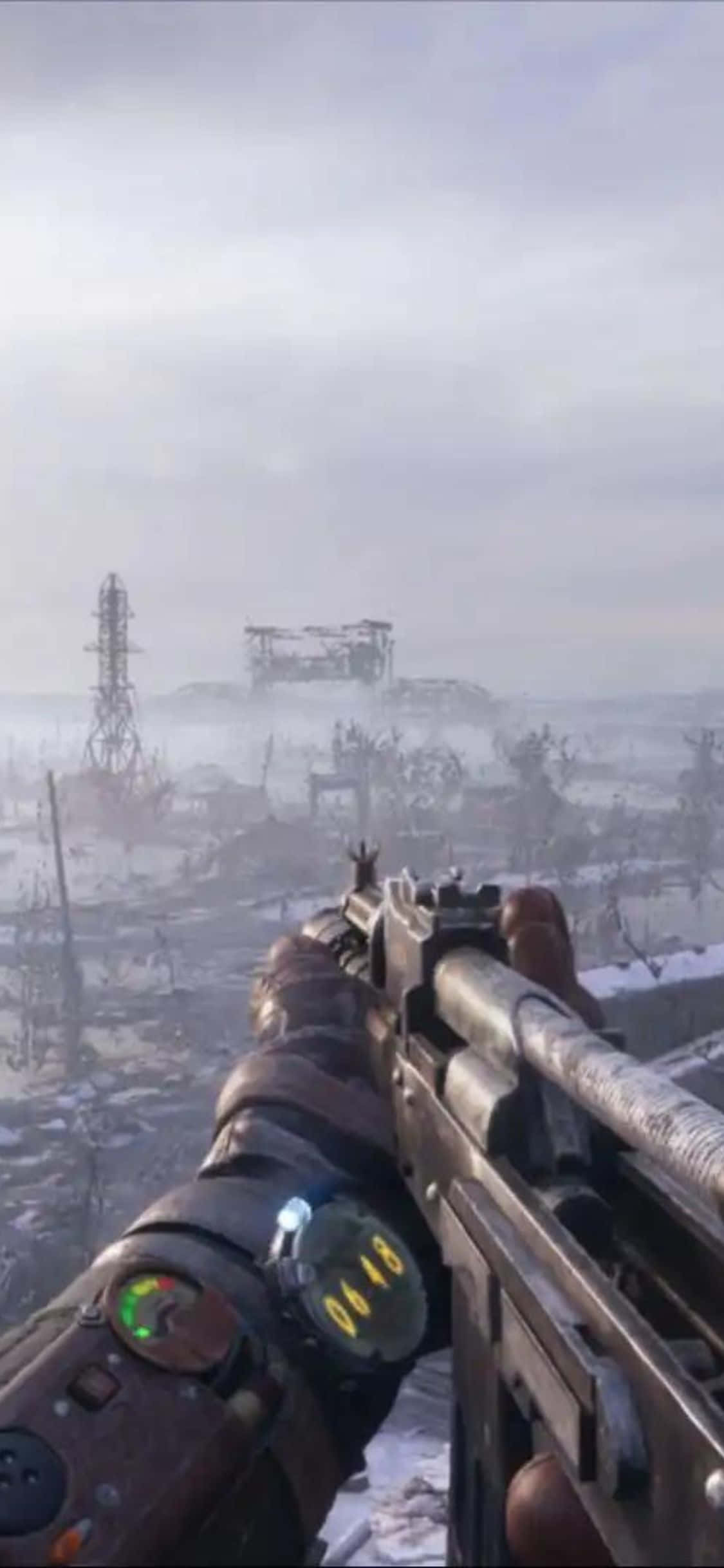 Explorează o lume post-apocaliptică pe iPhone X cu Metro Exodus. Fundal