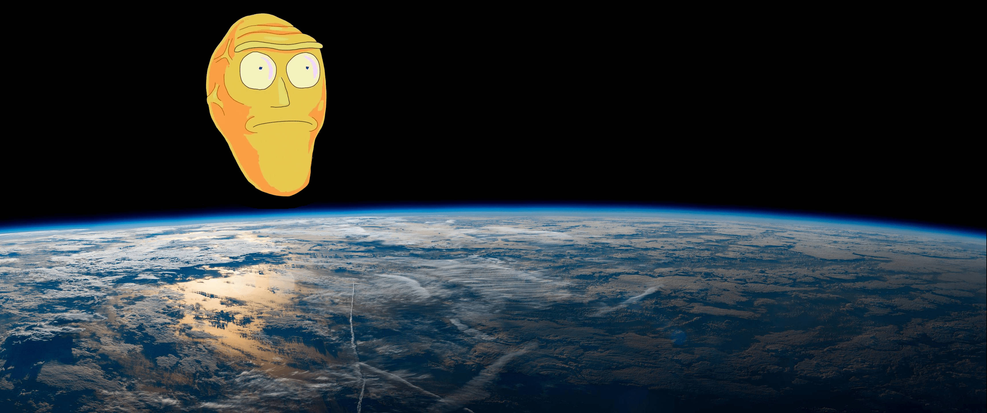 Explorează Portalul Inter-Dimensional cu Rick și Morty Fundal
