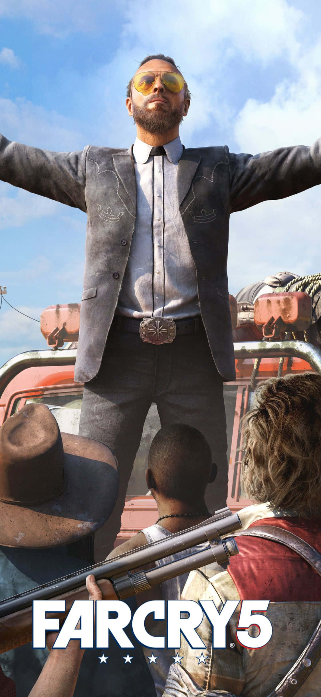 Explorează sălbaticia cu Far Cry 5 pe iPhone XS Fundal
