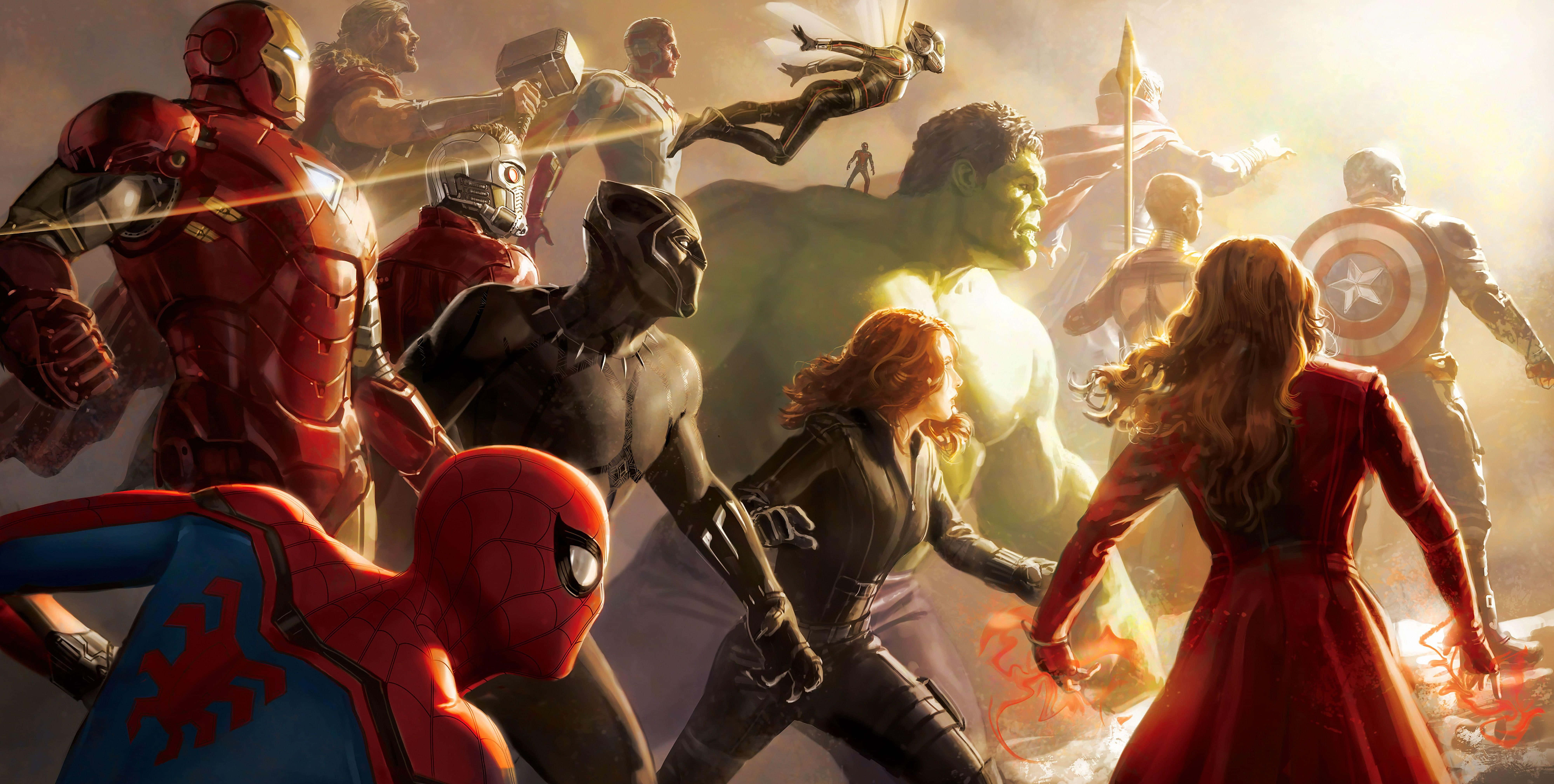 Explorează Universul Marvel Fundal