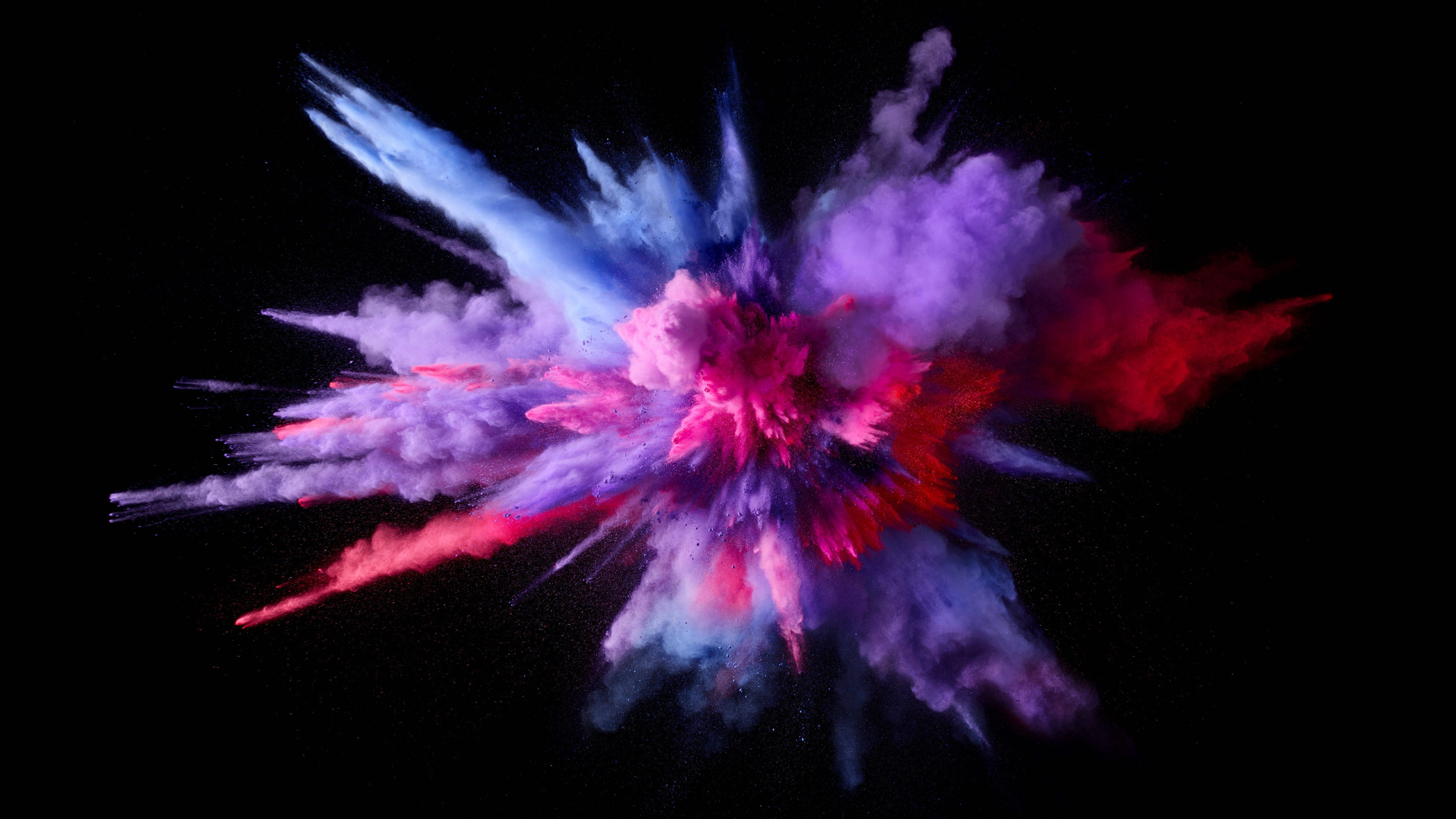 Explozie de Culoare Violet MacBook Fundal