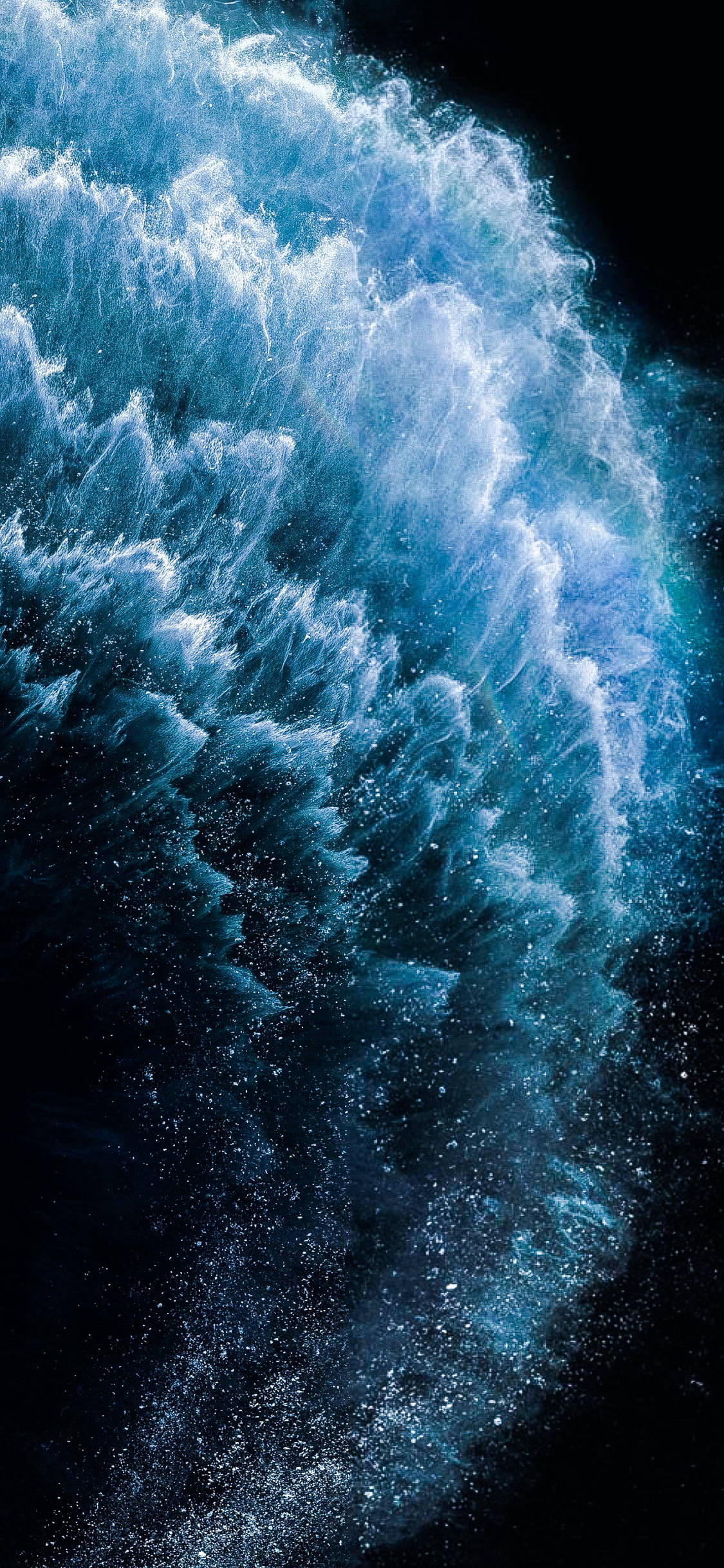 Explozie de praf albastru Samsung Full HD Fundal