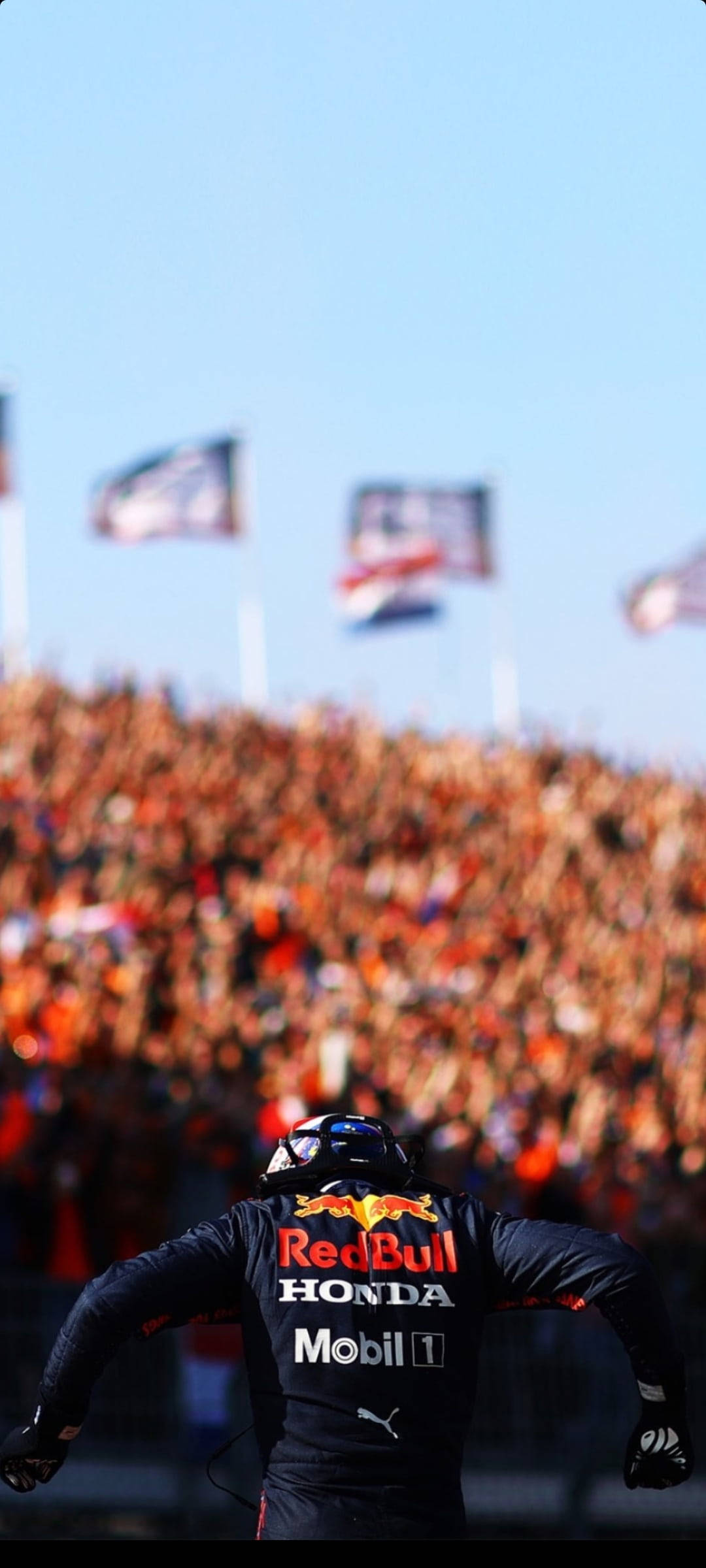 F1 Max Verstappen Dutch GP Victory iPhone Fundal
