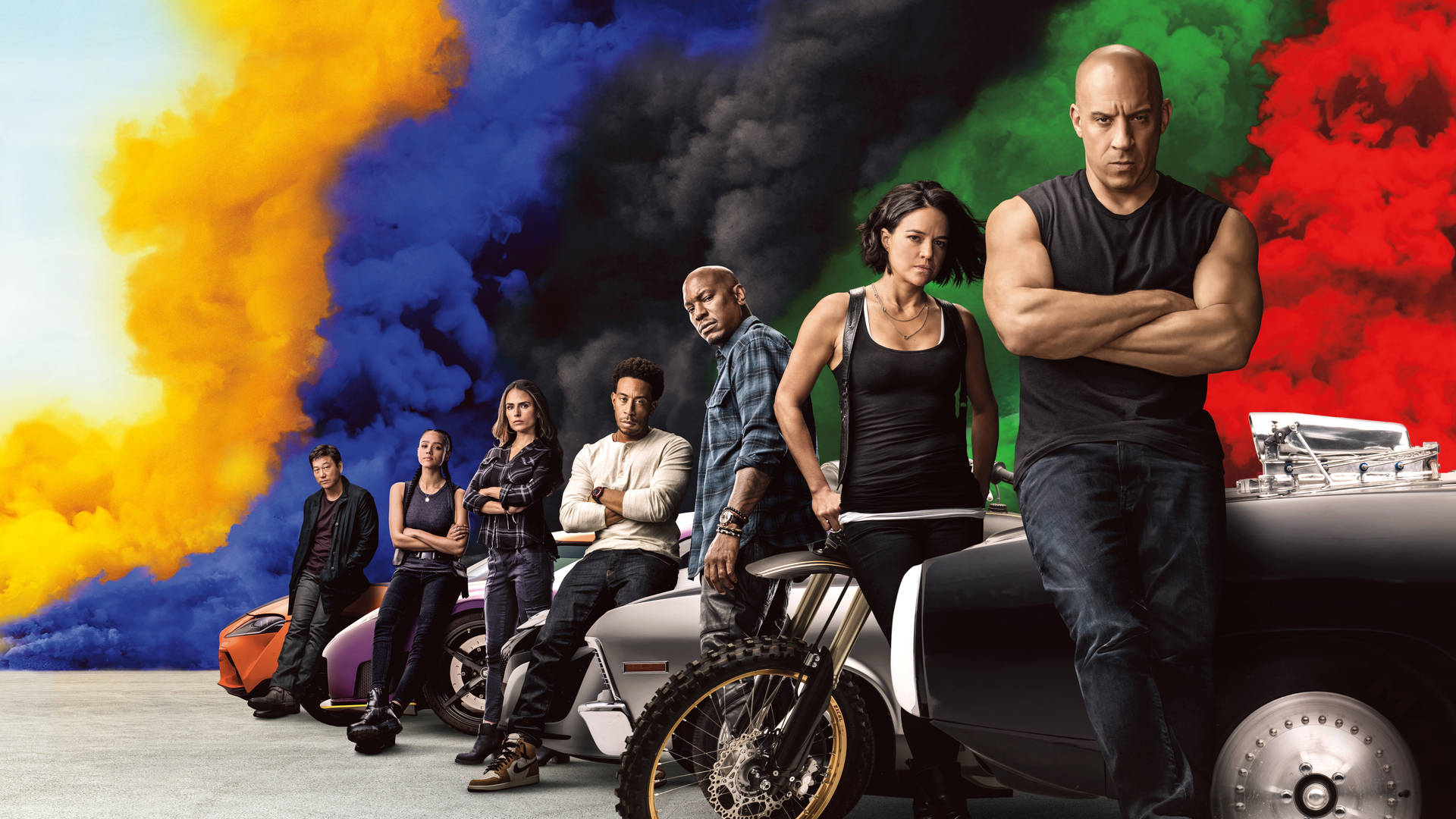 F9 Film Fast and Furious Desktop — Mașini Fundal
