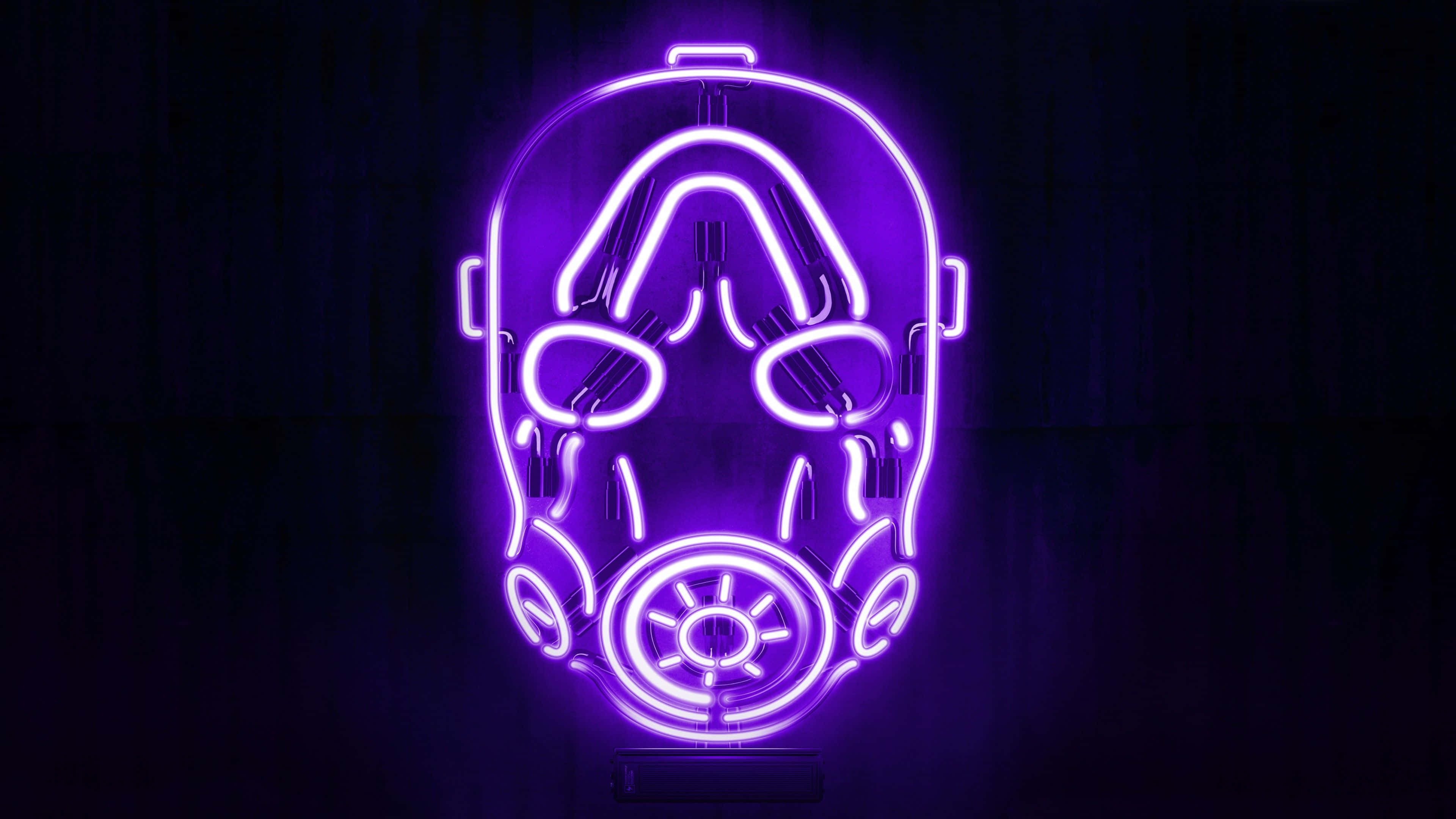 "Fă o plimbare pe partea mai sălbatică cu Neon Purple!" Fundal