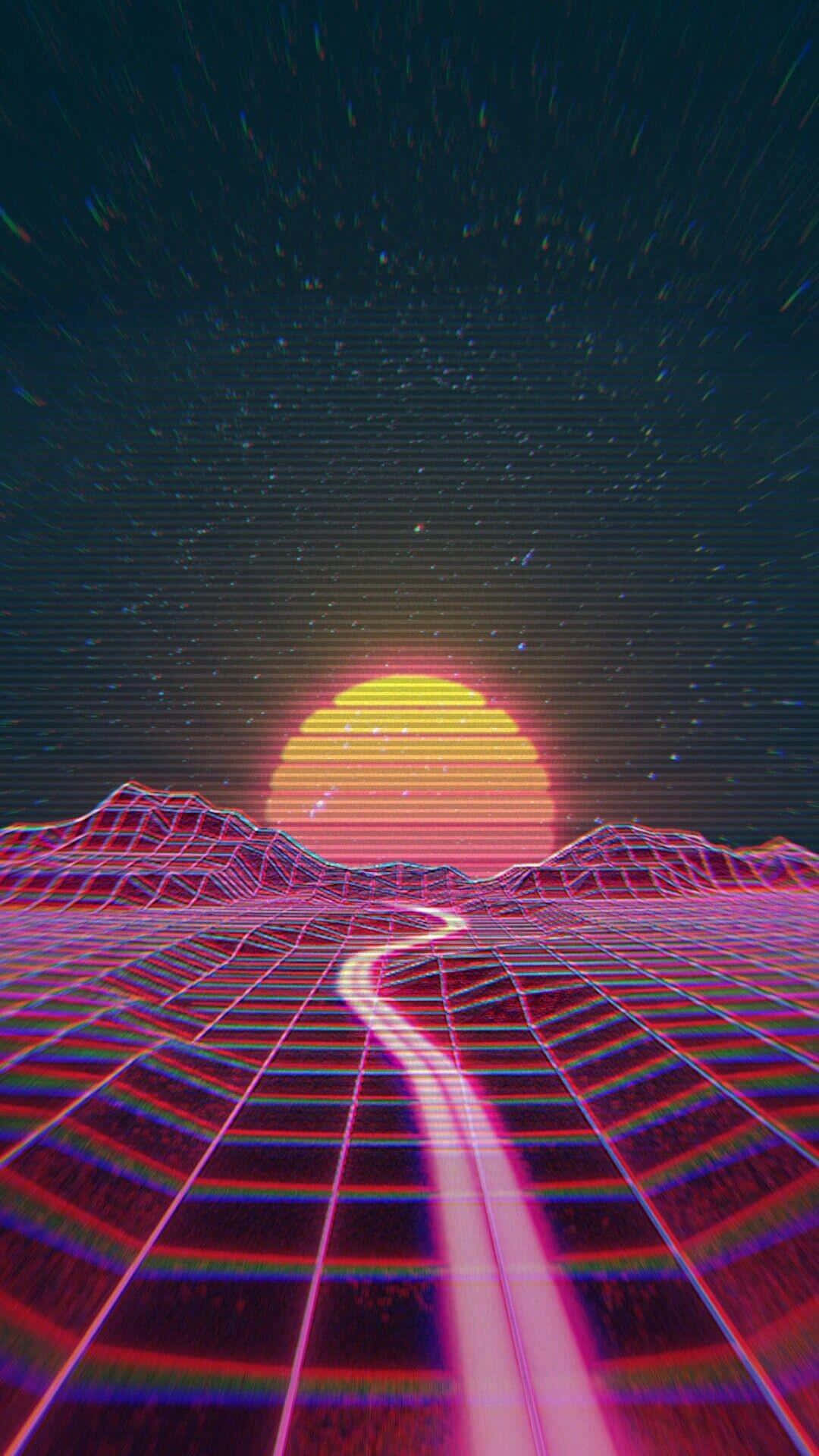 Fă un pas înapoi în timp cu designul retro estetic Fundal