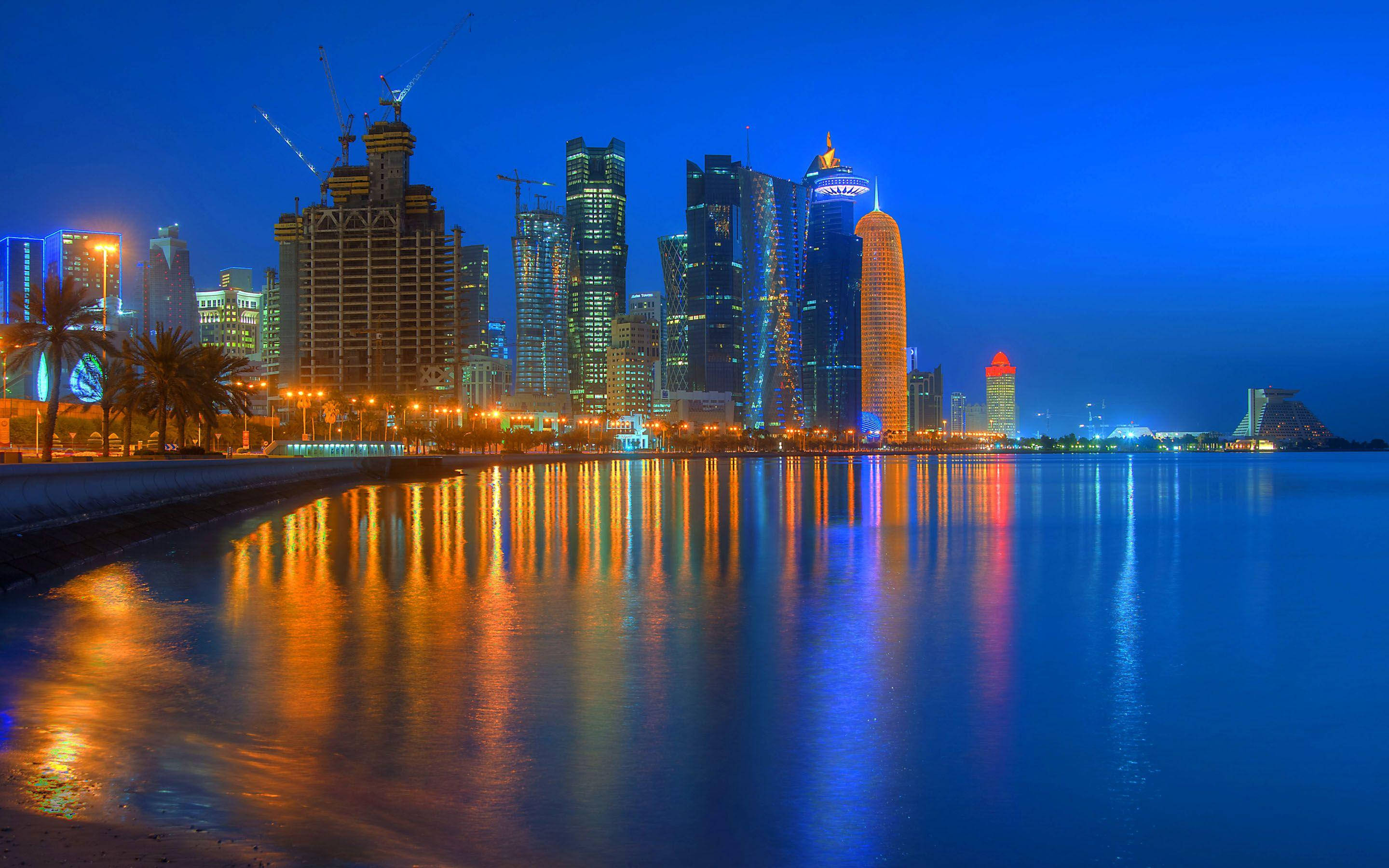 Faleza Doha din Qatar Fundal