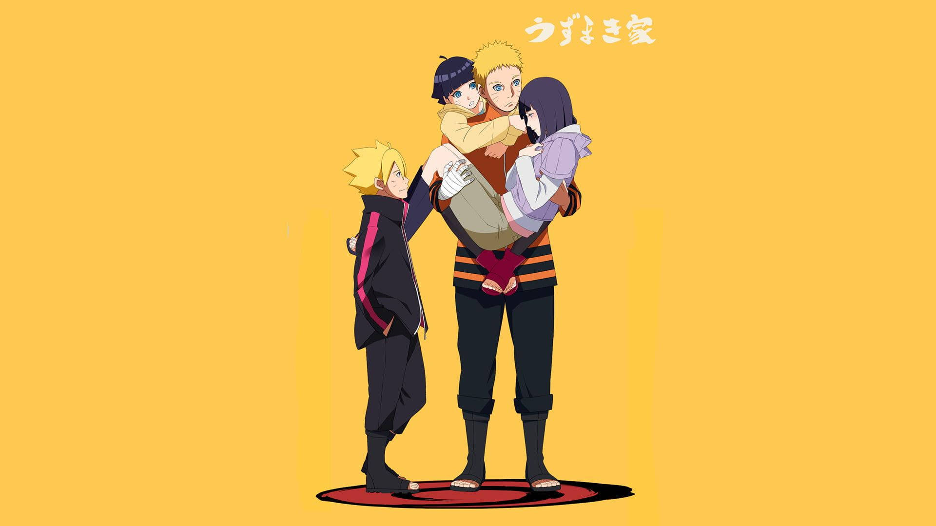 Familia Naruto și Hinata Fundal