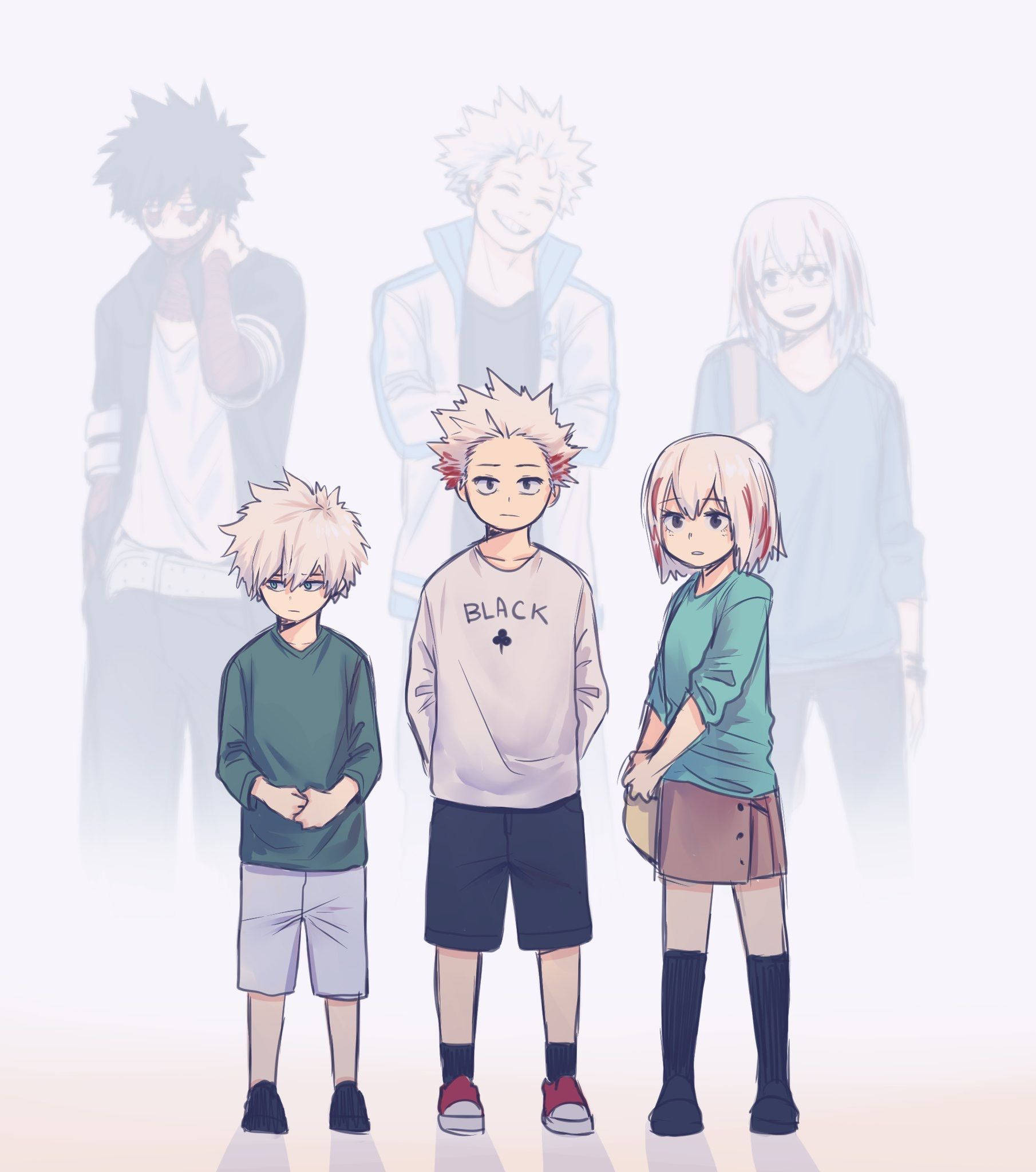 Familia Todoroki Trei Frați Fundal