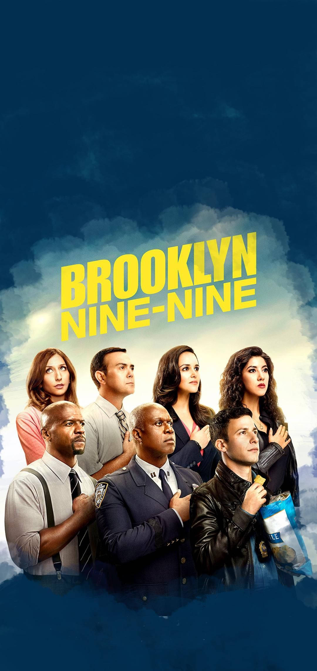 Fan Art Albastră Brooklyn Nine Nine Fundal