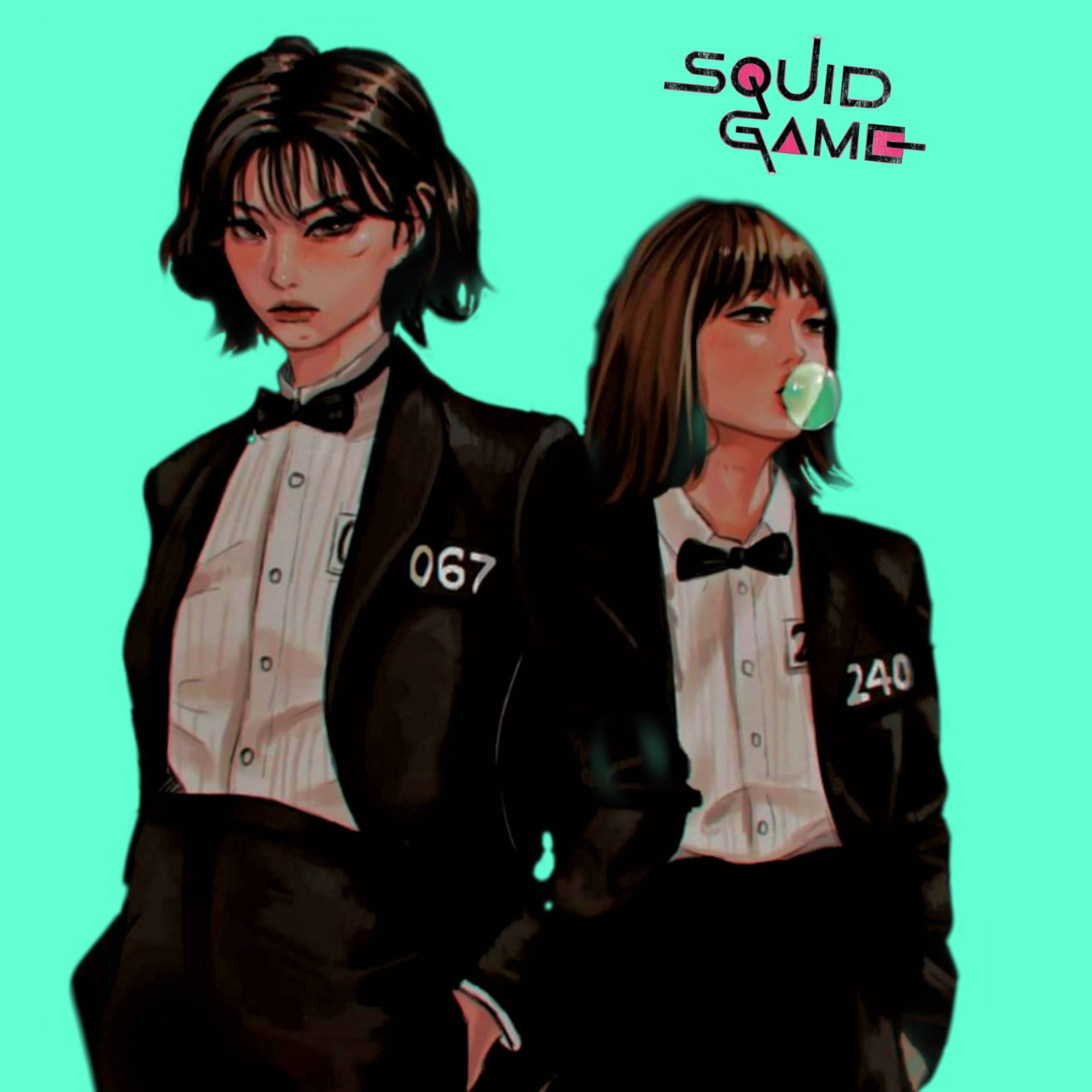 Fan Art Jucător 240 067 Squid Game Fundal