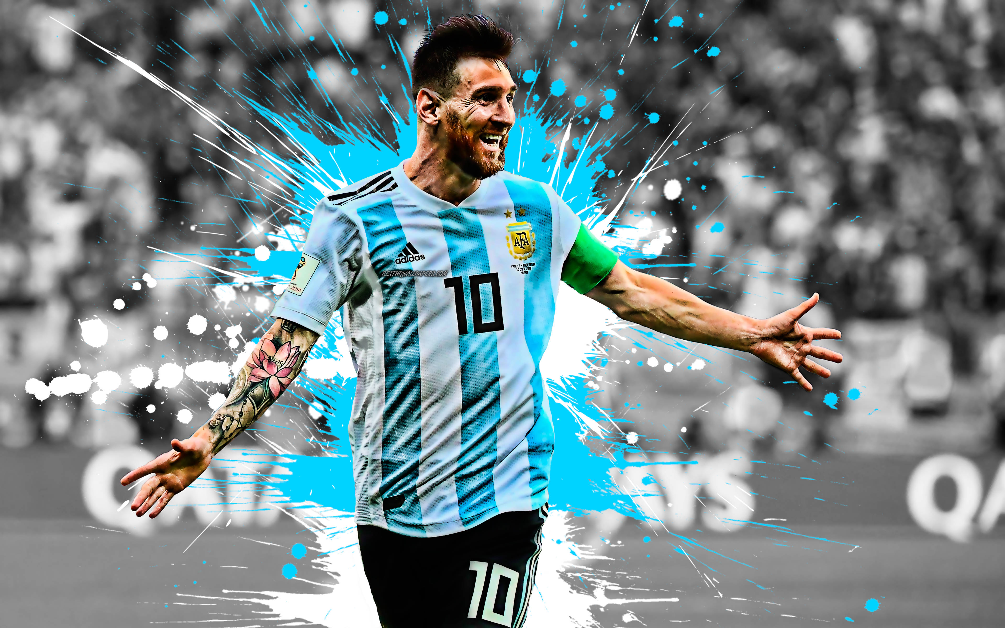 Fanart Echipă Națională Argentina Messi Fundal