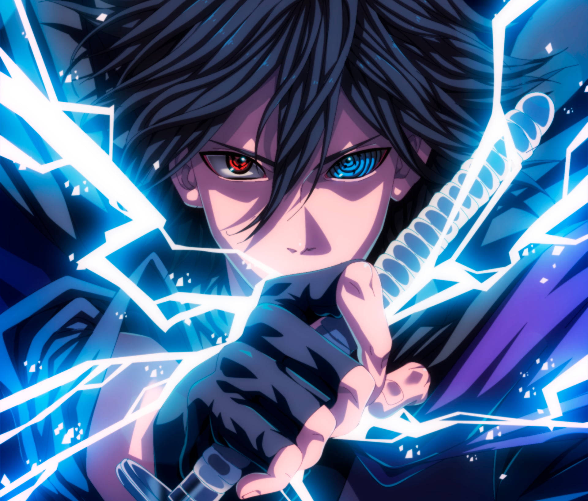 Fanart Sasuke Uchiha – băiat anime drăguț Fundal