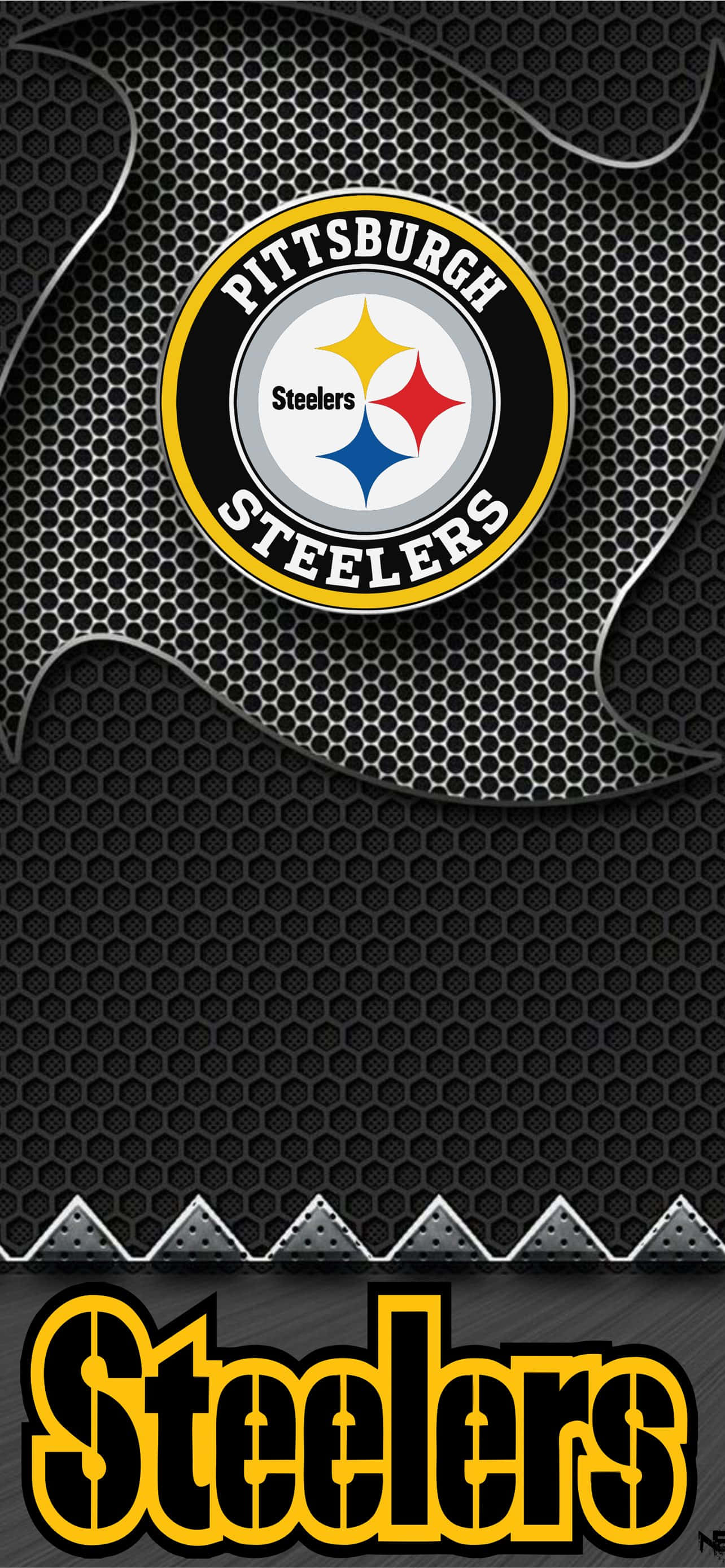 Fanii NFL Bucurați-vă: Arată-ți Mândria de Echipa cu Fundalul Steelers iPhone Fundal