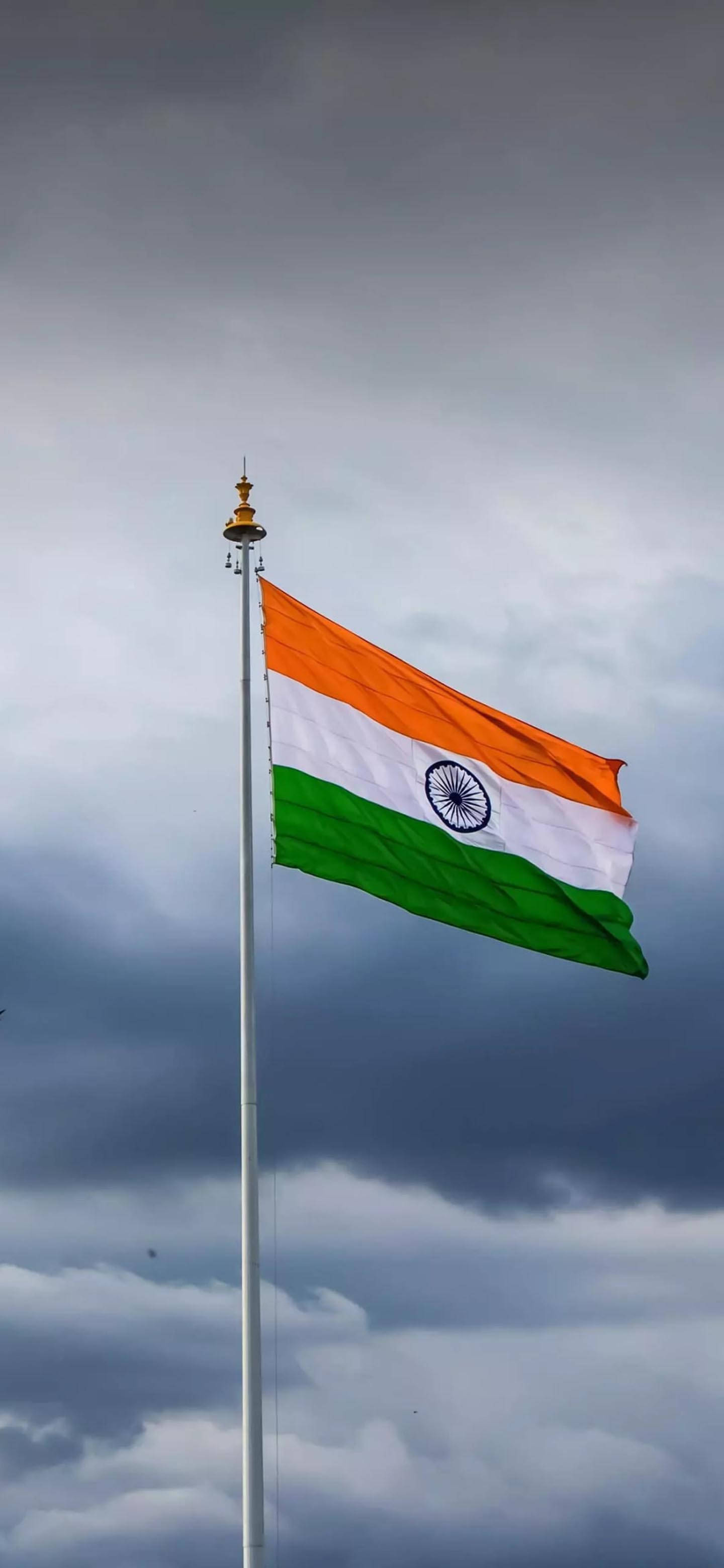 Fantastic Drapel Indian pentru Mobil Fundal