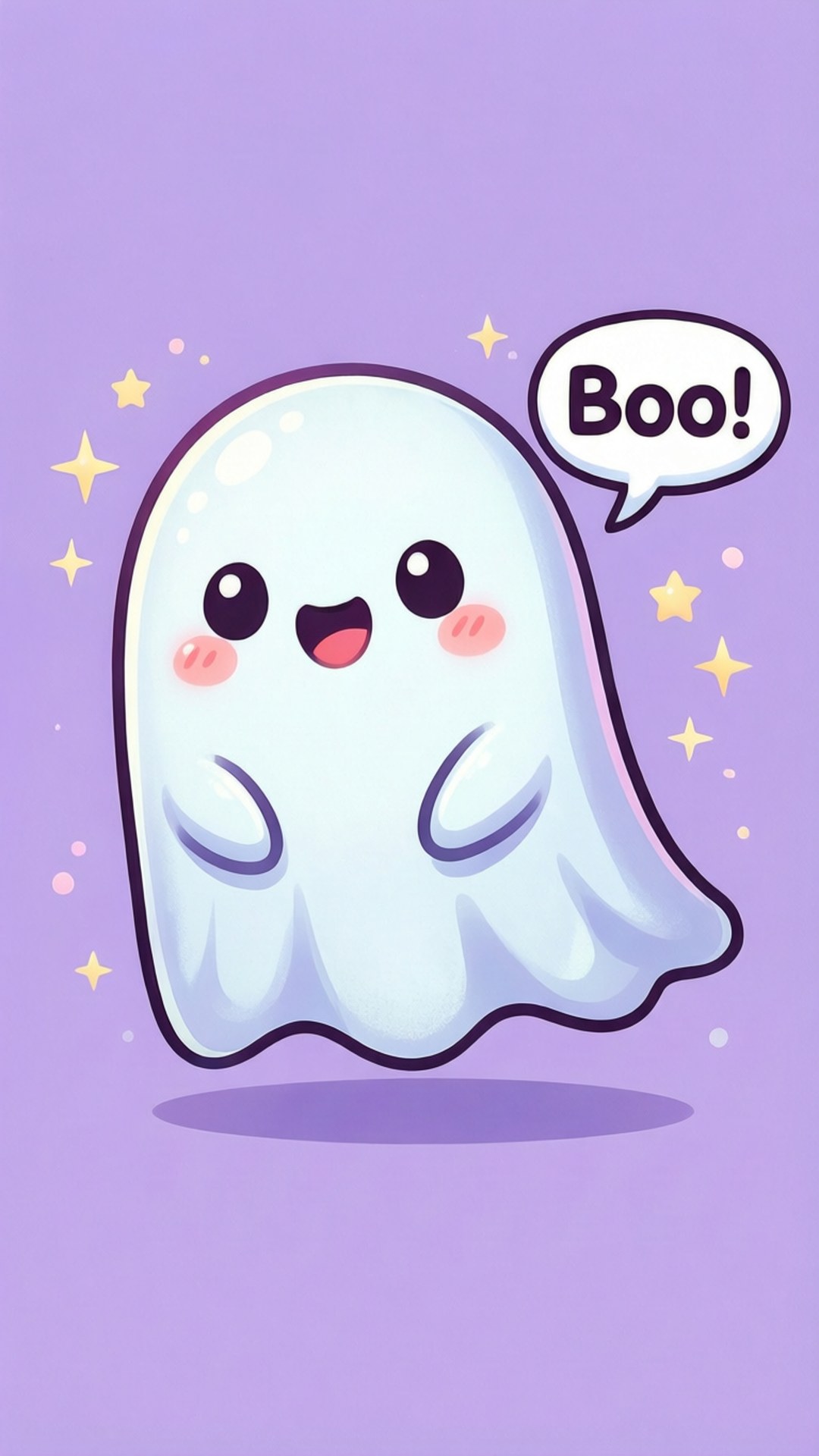 Fantoma Kawaii Boo Fundal