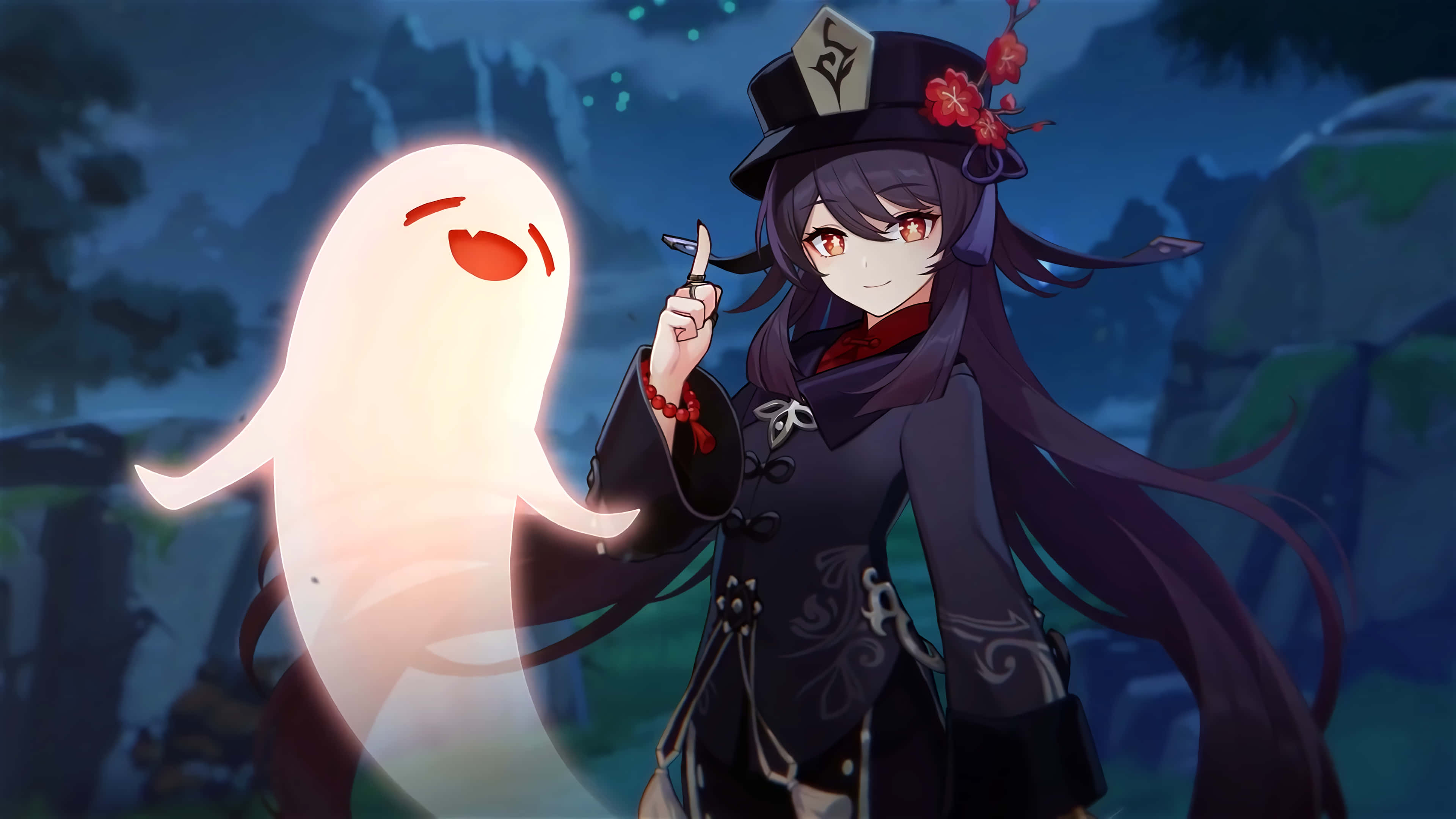 Fantoma lui Hu Tao PFP Fundal