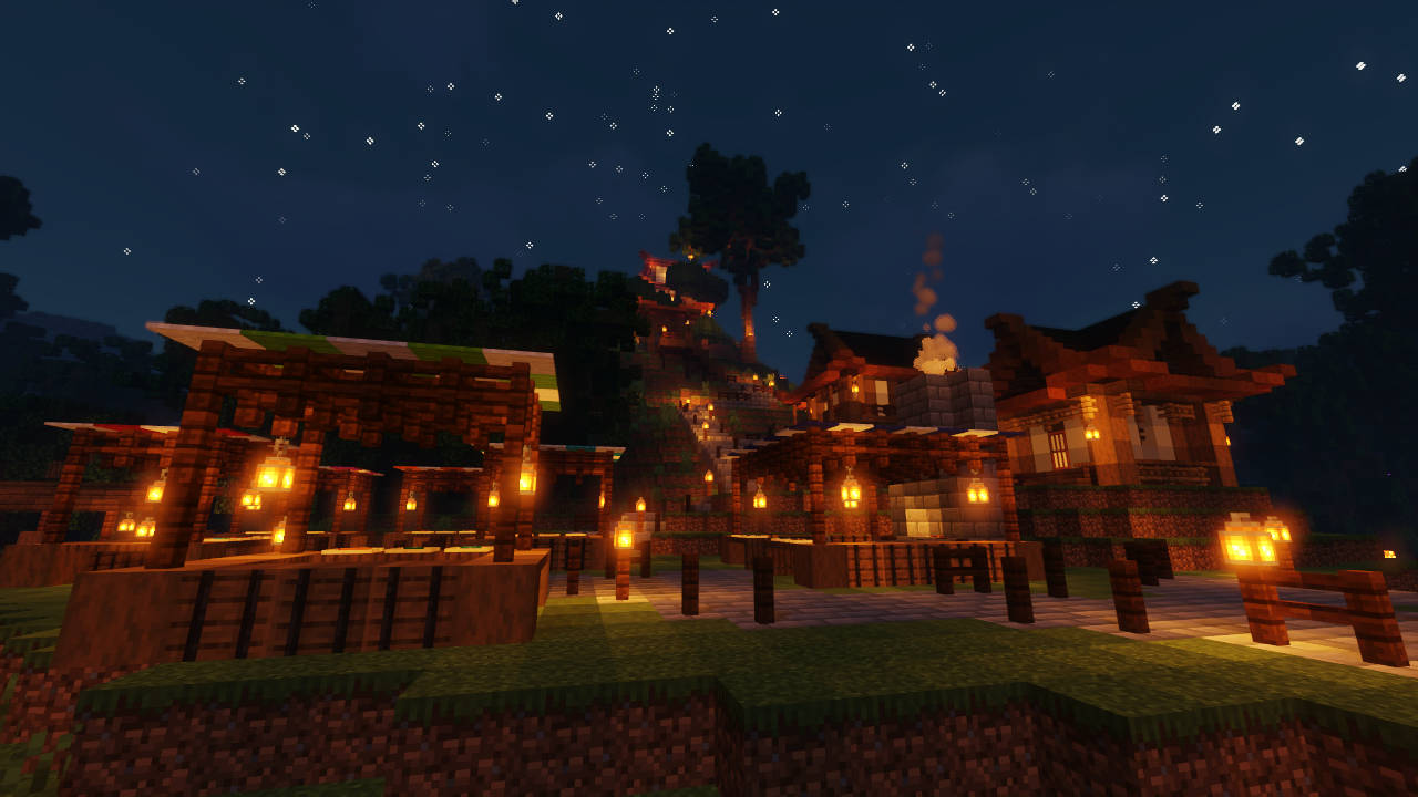 Far Maro Estetic Minecraft Fundal