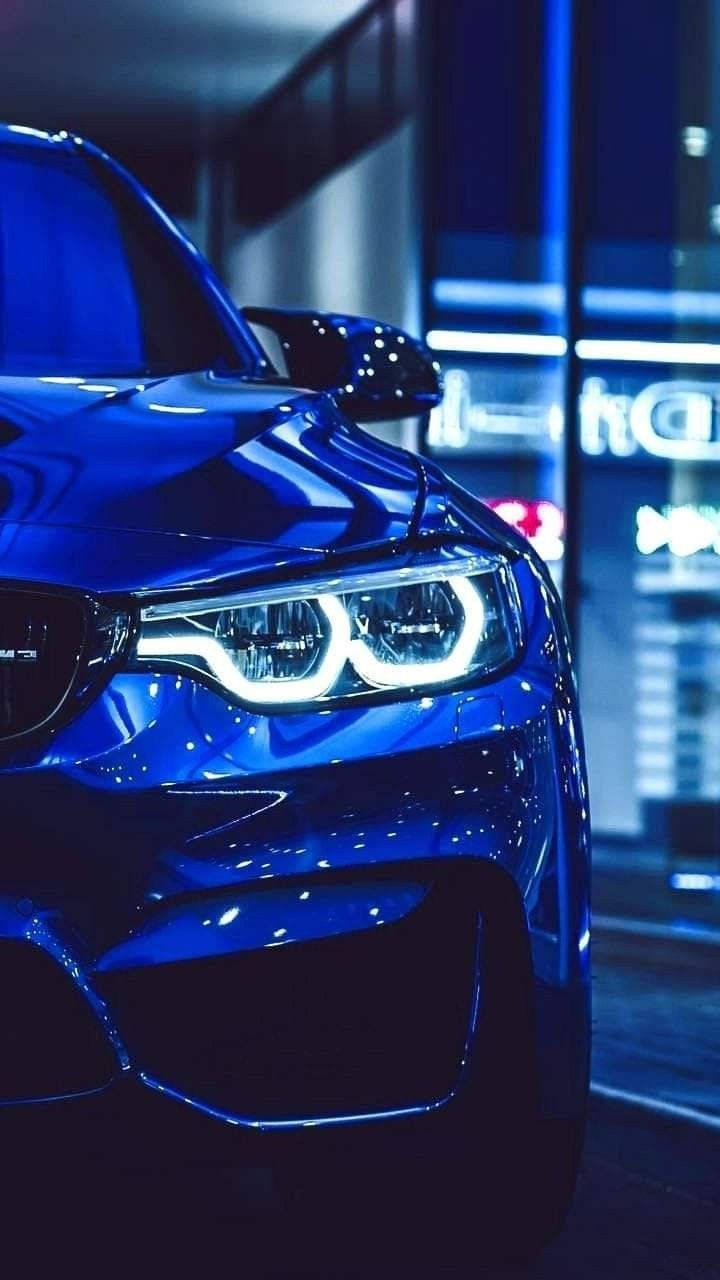 Fară Glow a Farului BMW Albastru Fundal