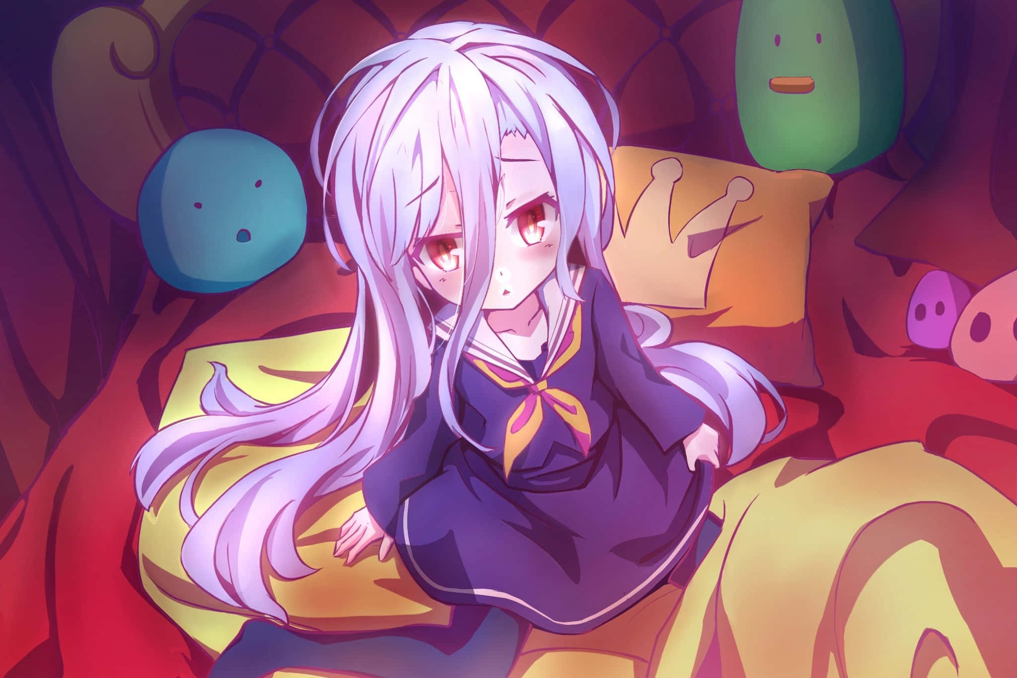 "Fără limite, fără frontiere: No Game No Life" Fundal