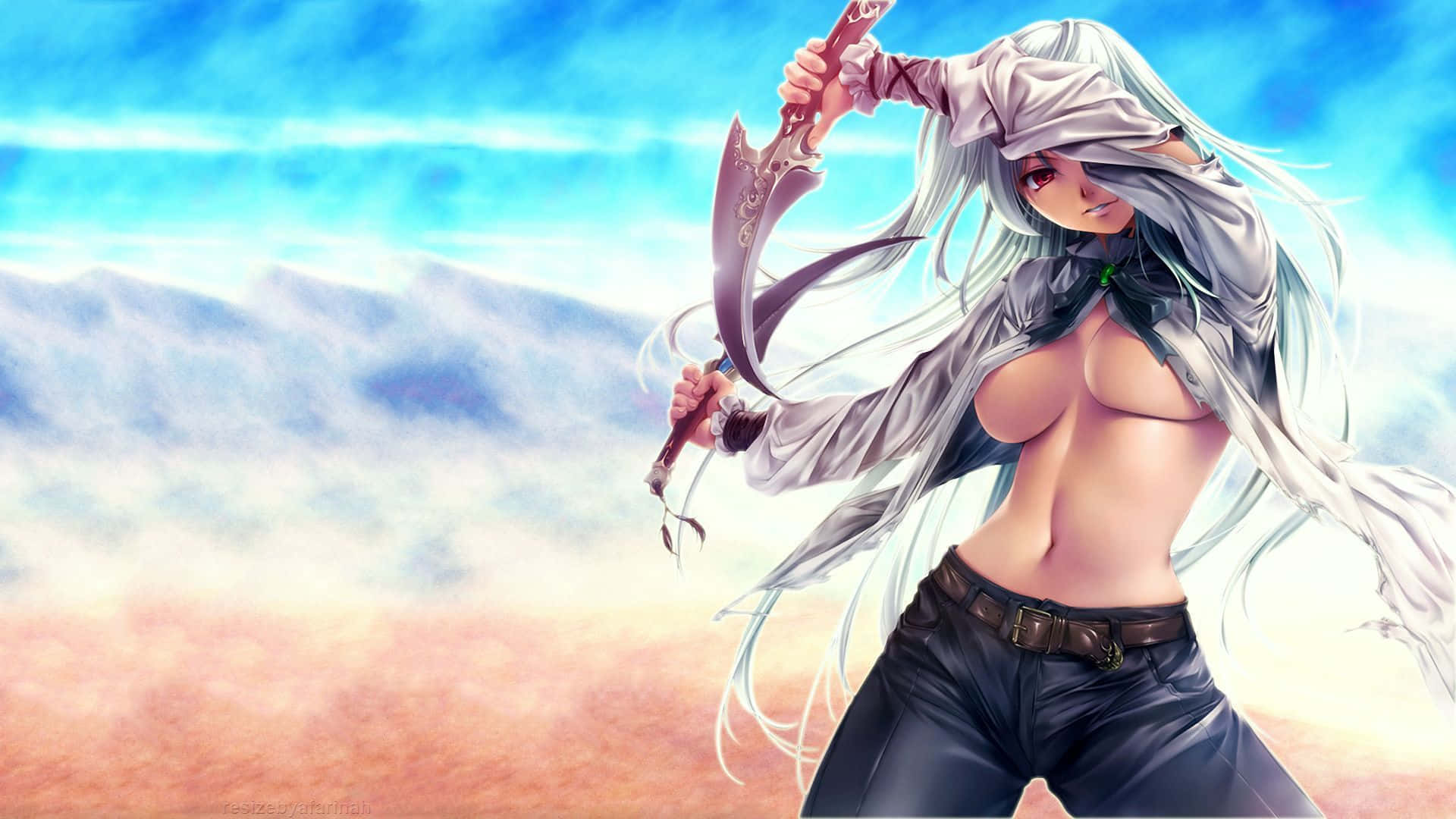 Fata Anime 3D Sexy Fundal
