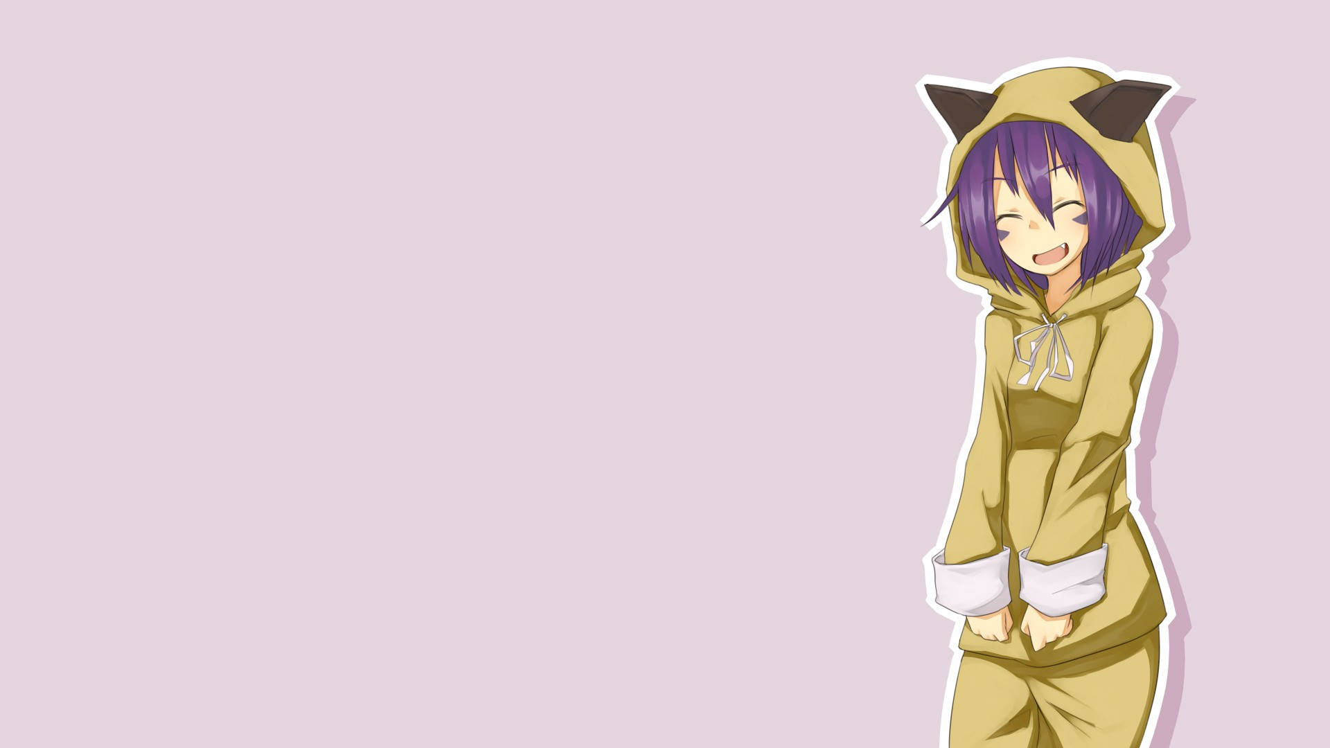 Fata Anime cu Hanorac Merry Fundal