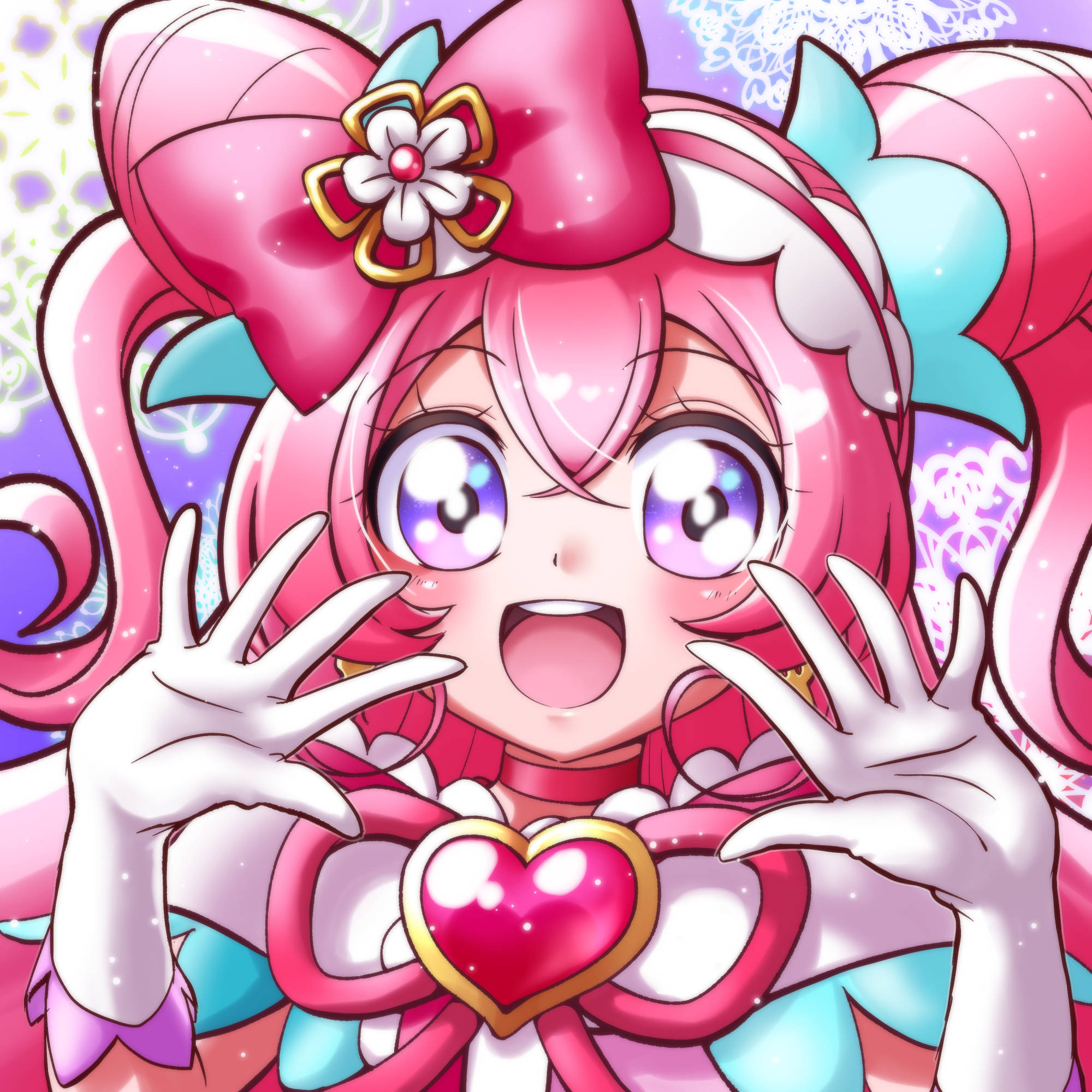 Fata Anime Surprinsă, Cure Precious Fundal