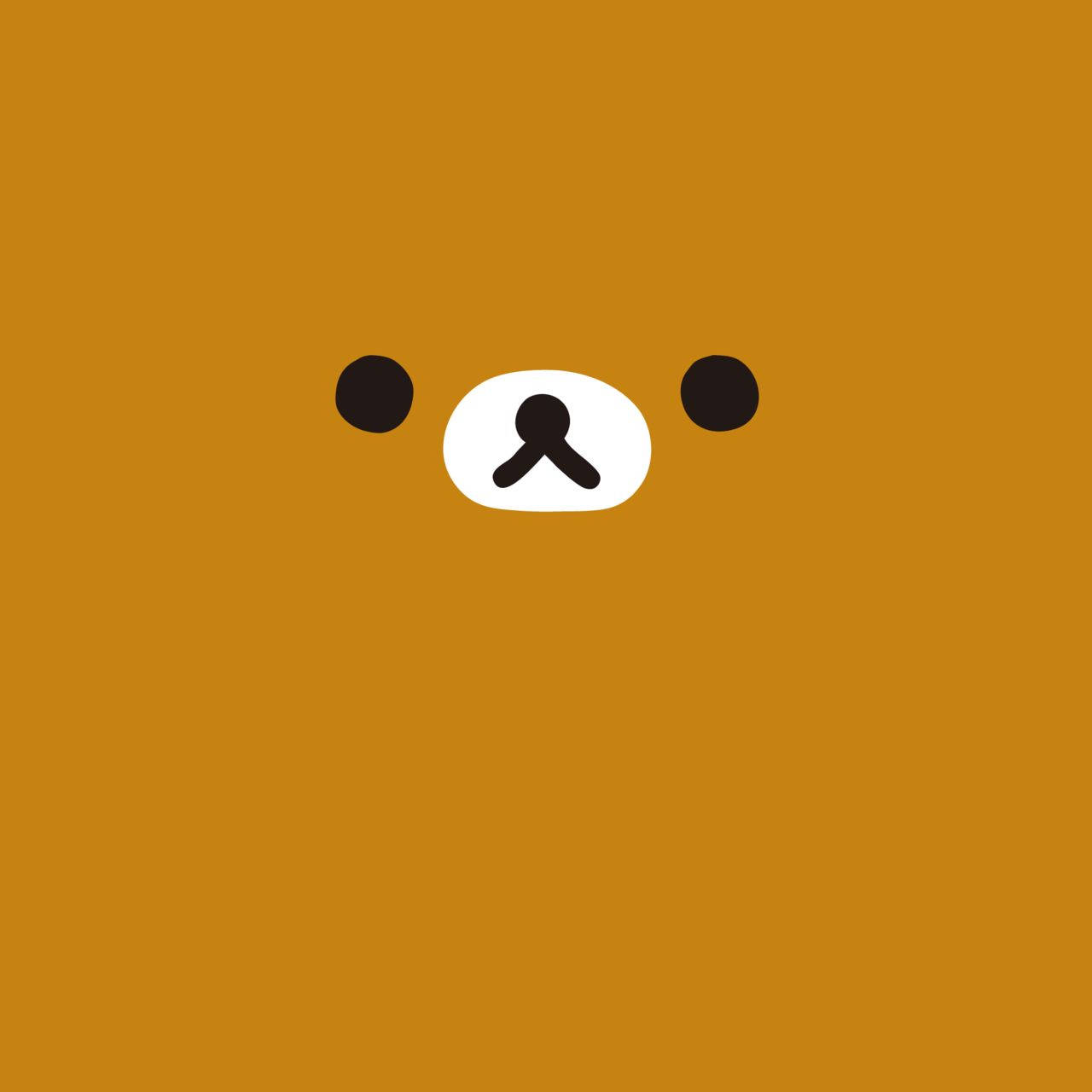 Față drăguță Rilakkuma pentru iPad Fundal