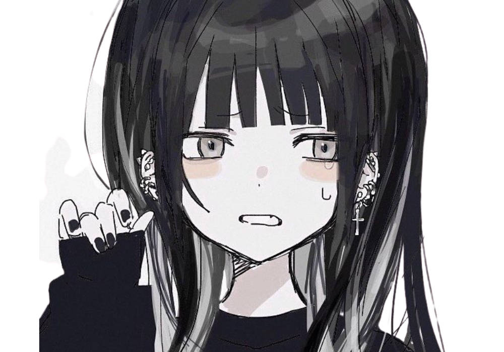 Fata Emo Edgy Anime Pfp Fundal