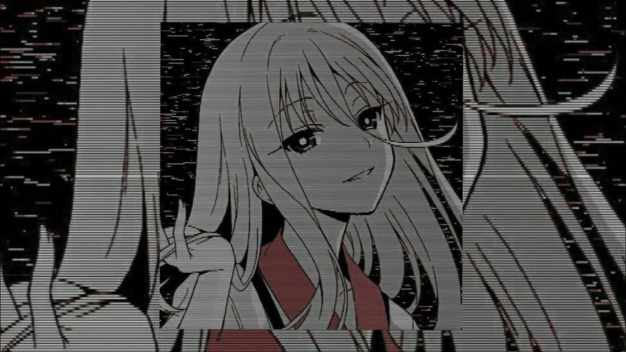 Fată Estetică Anime Edgy Pfp Fundal