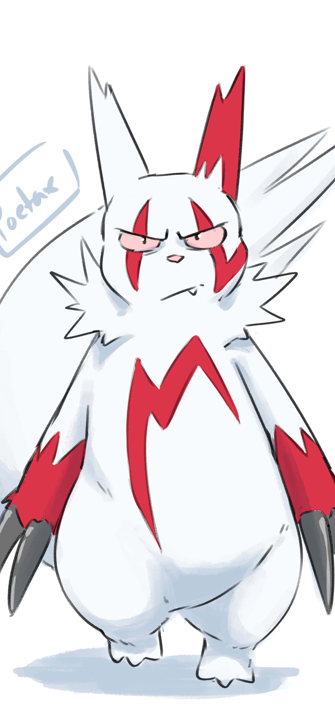 Față Furioasă a Lui Zangoose Fundal
