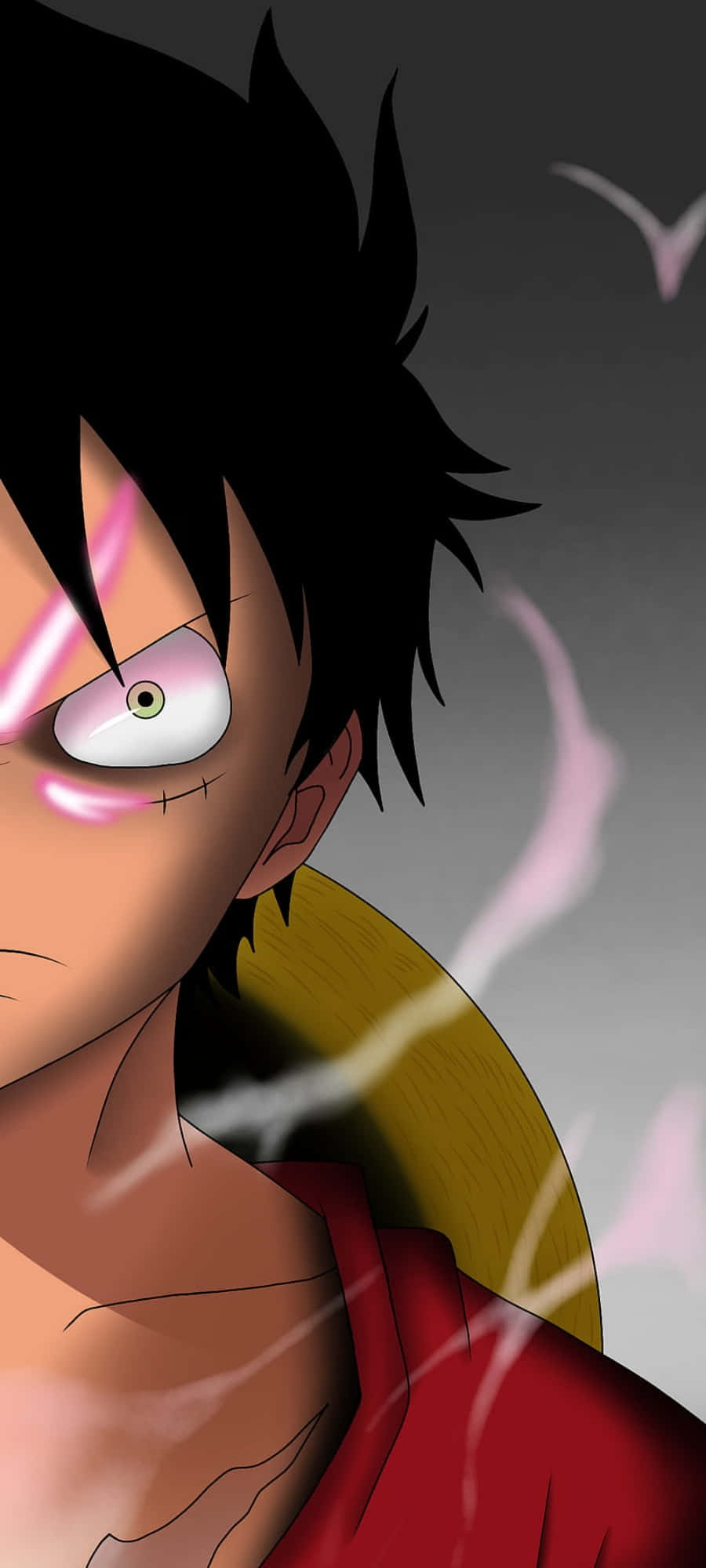 Fața lui One Piece Luffy Phone Fundal