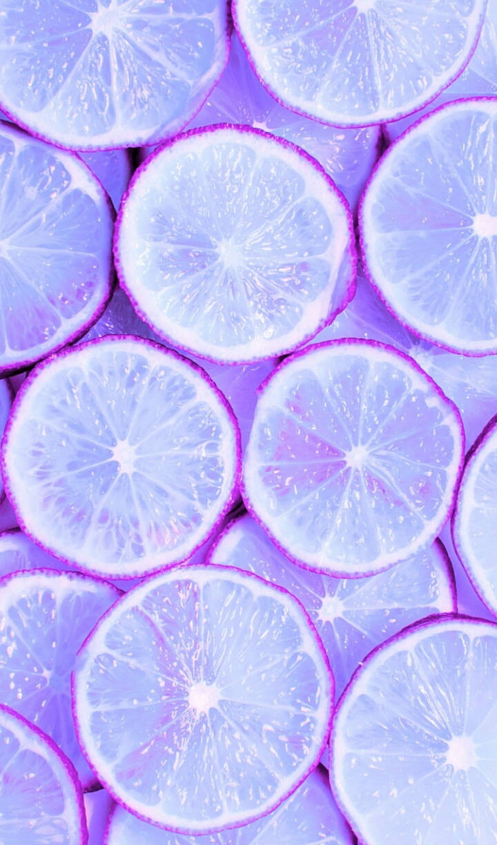Felii de Lime Mov Pastel Tumblr Fundal
