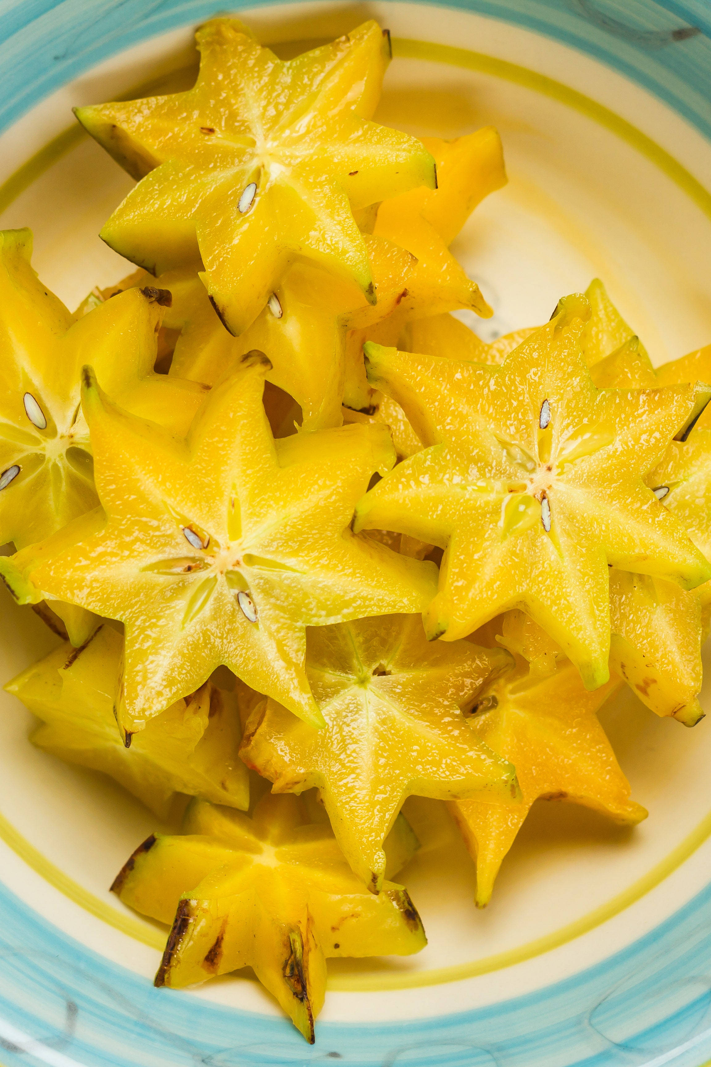 Felușe de Carambola în Formă de Stea Fundal