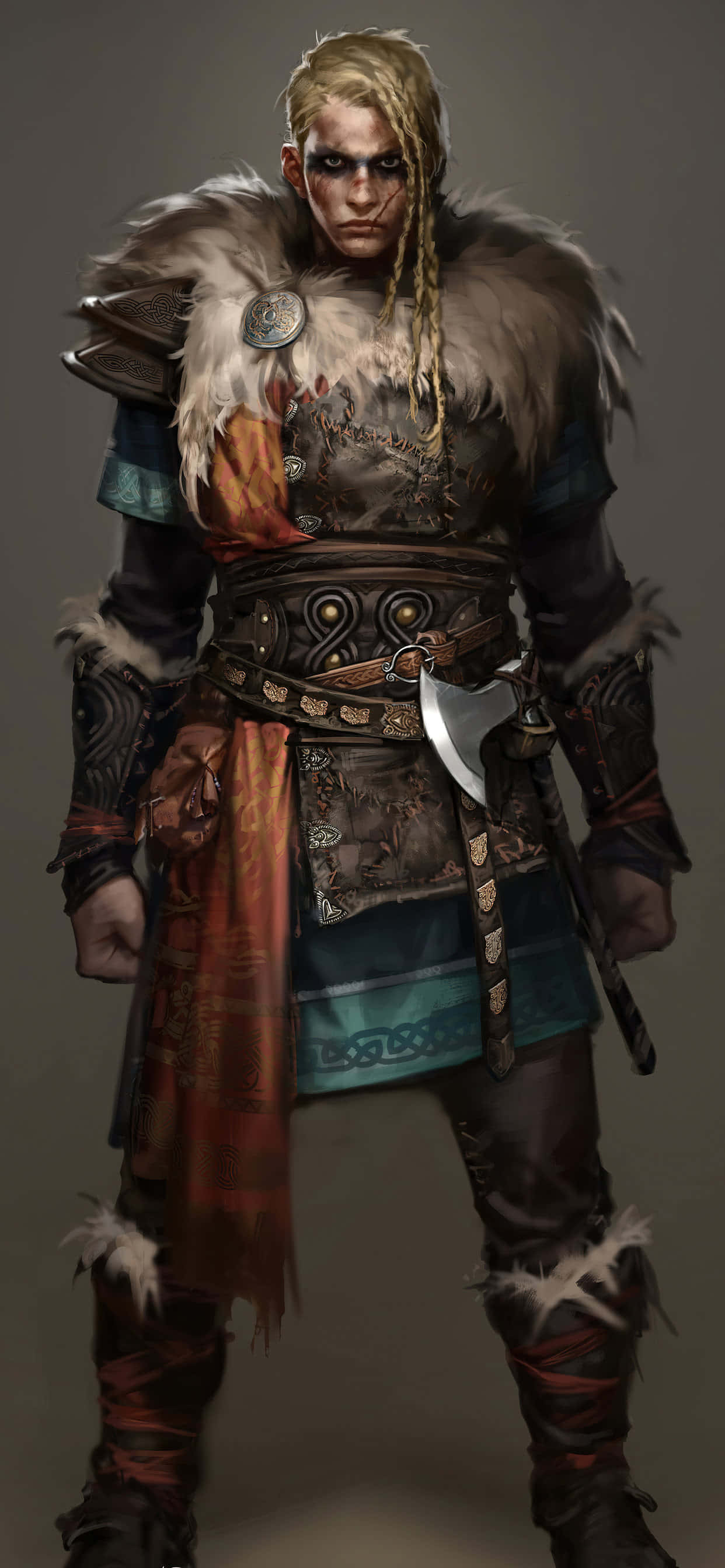 Femee Eivor Varinsdottir iPhone Xs Max Assassin's Creed Valhalla Fundal