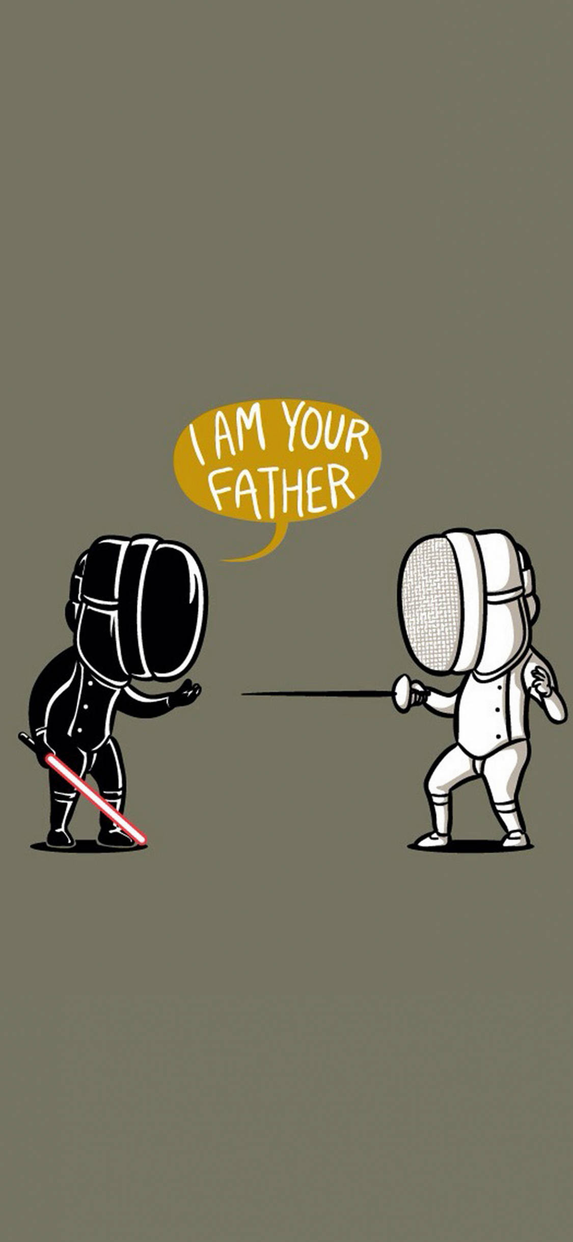 Fencing Star Wars Parody Art Fundal