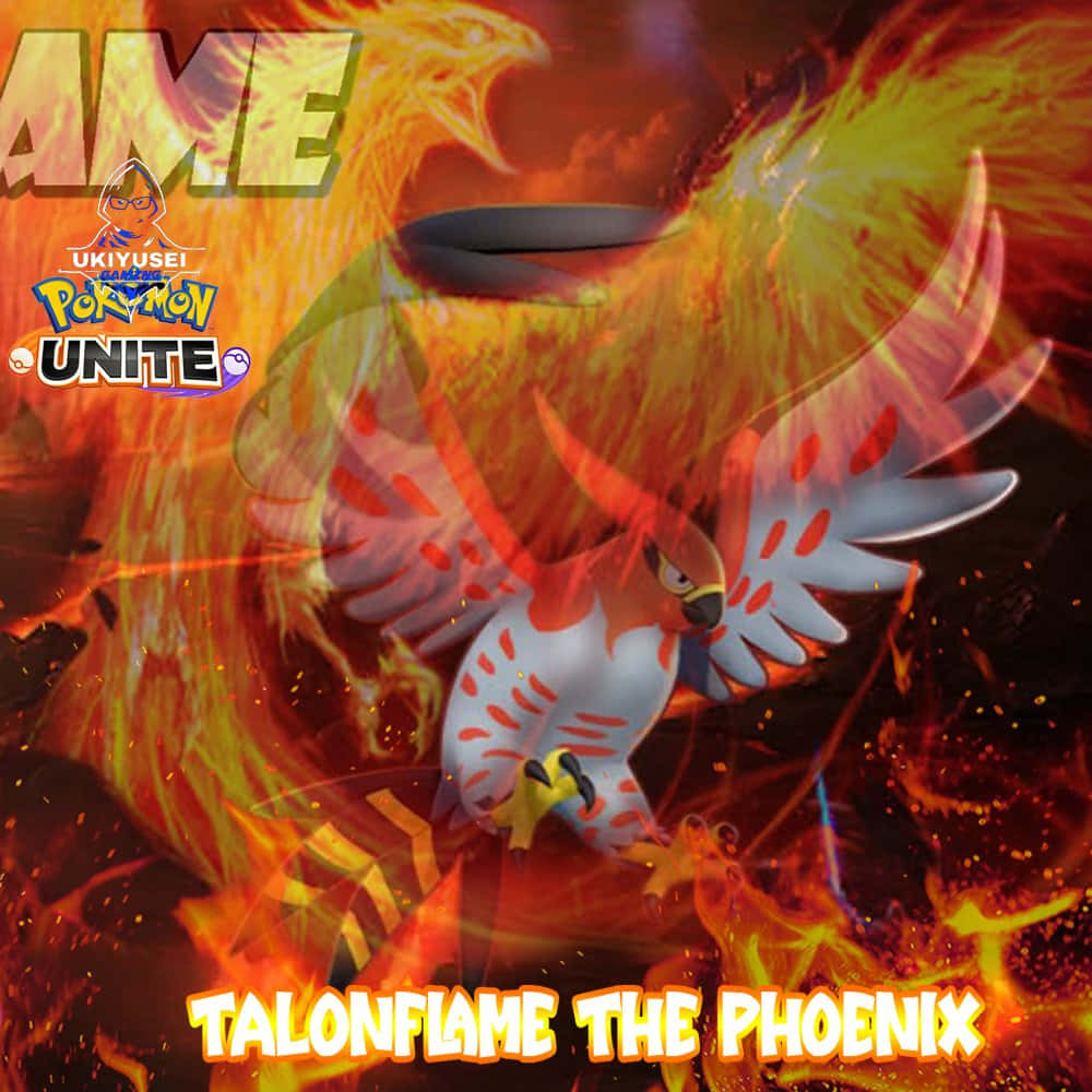 Fenix Talonflame Pokémon Unite Fundal